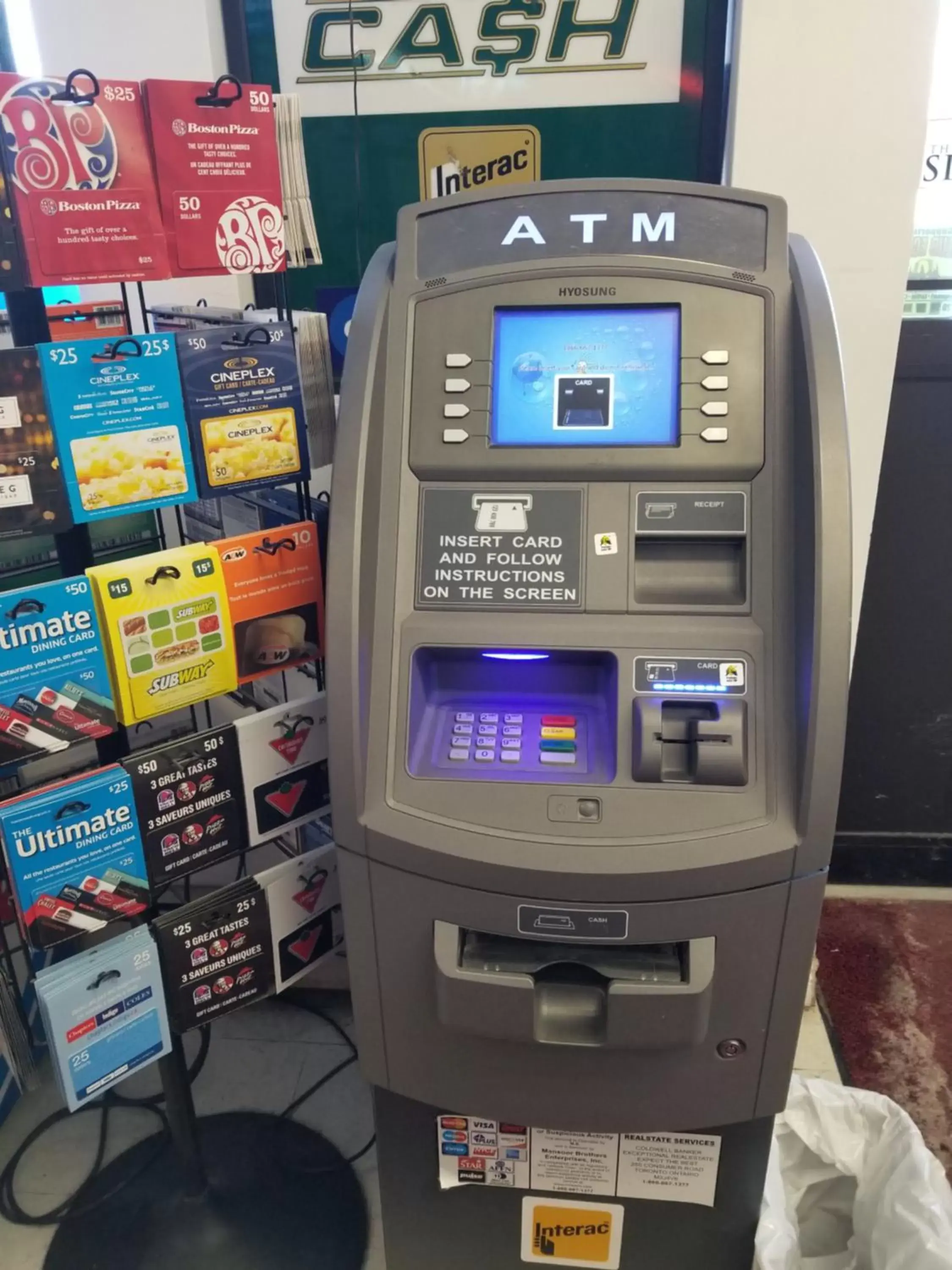 ATM in Englehart Motel
