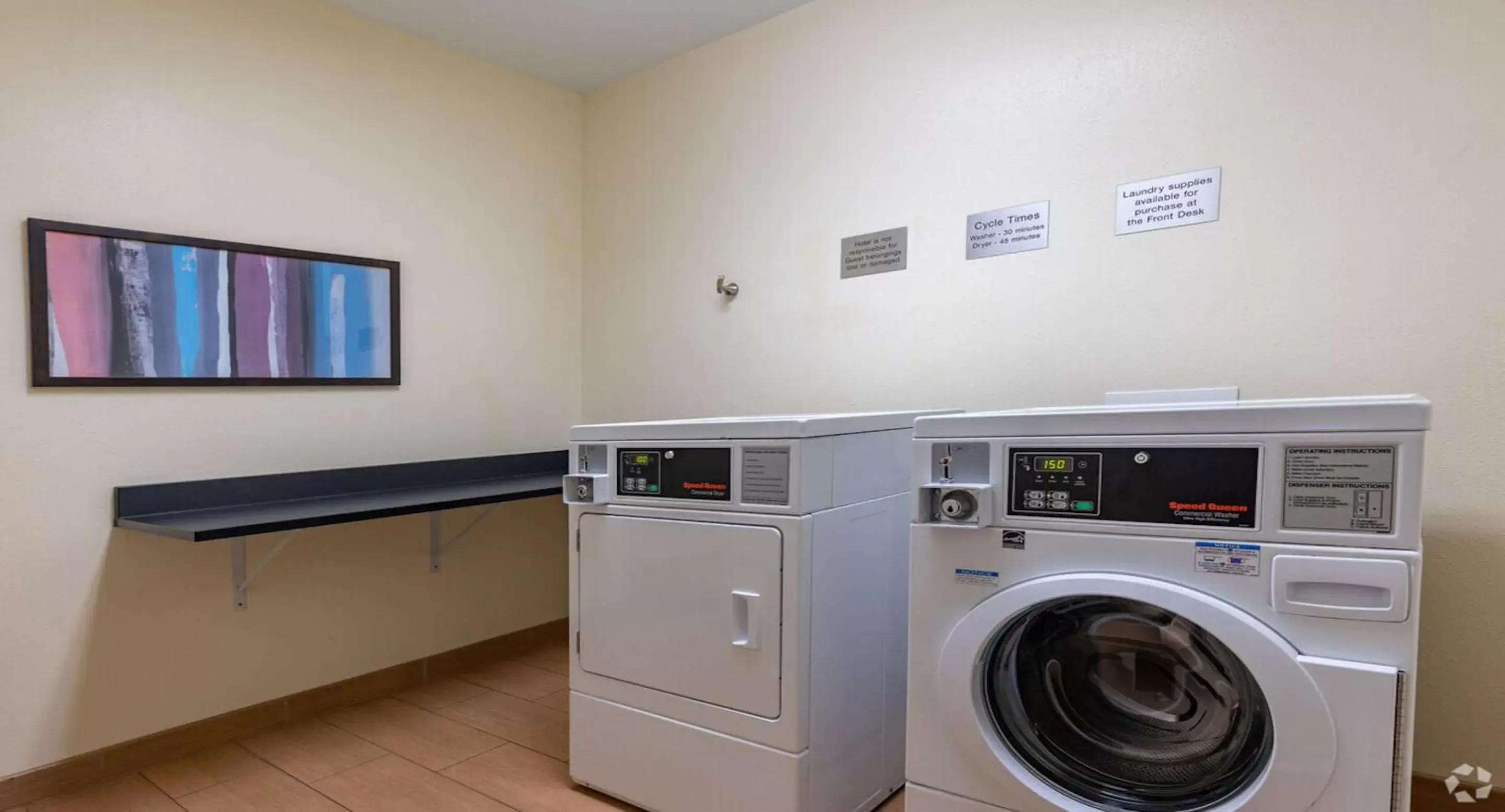 laundry, Kitchen/Kitchenette in SureStay by Best Western Bryan College Station