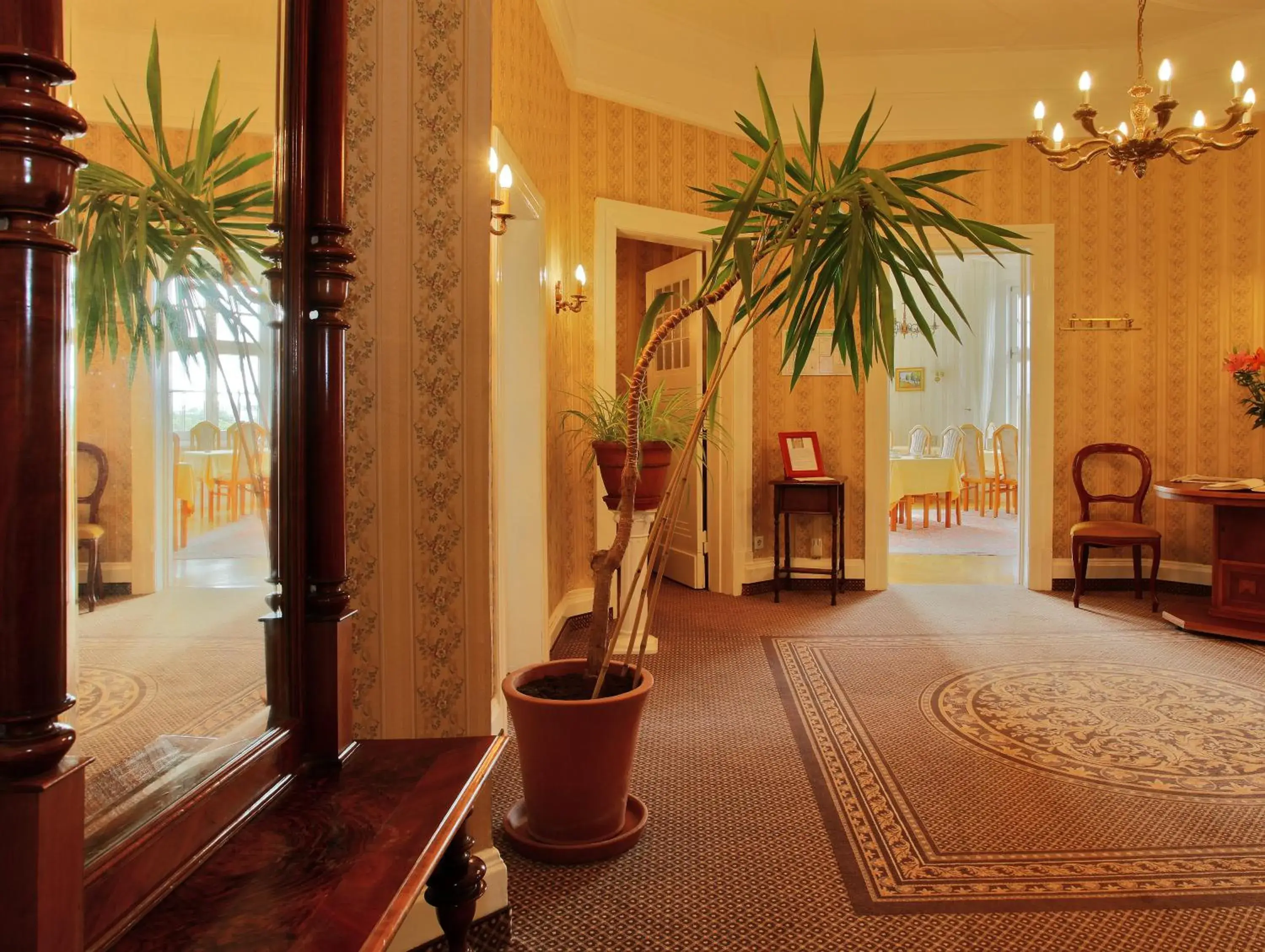 Lobby or reception in Hotel Bellmoor im Dammtorpalais