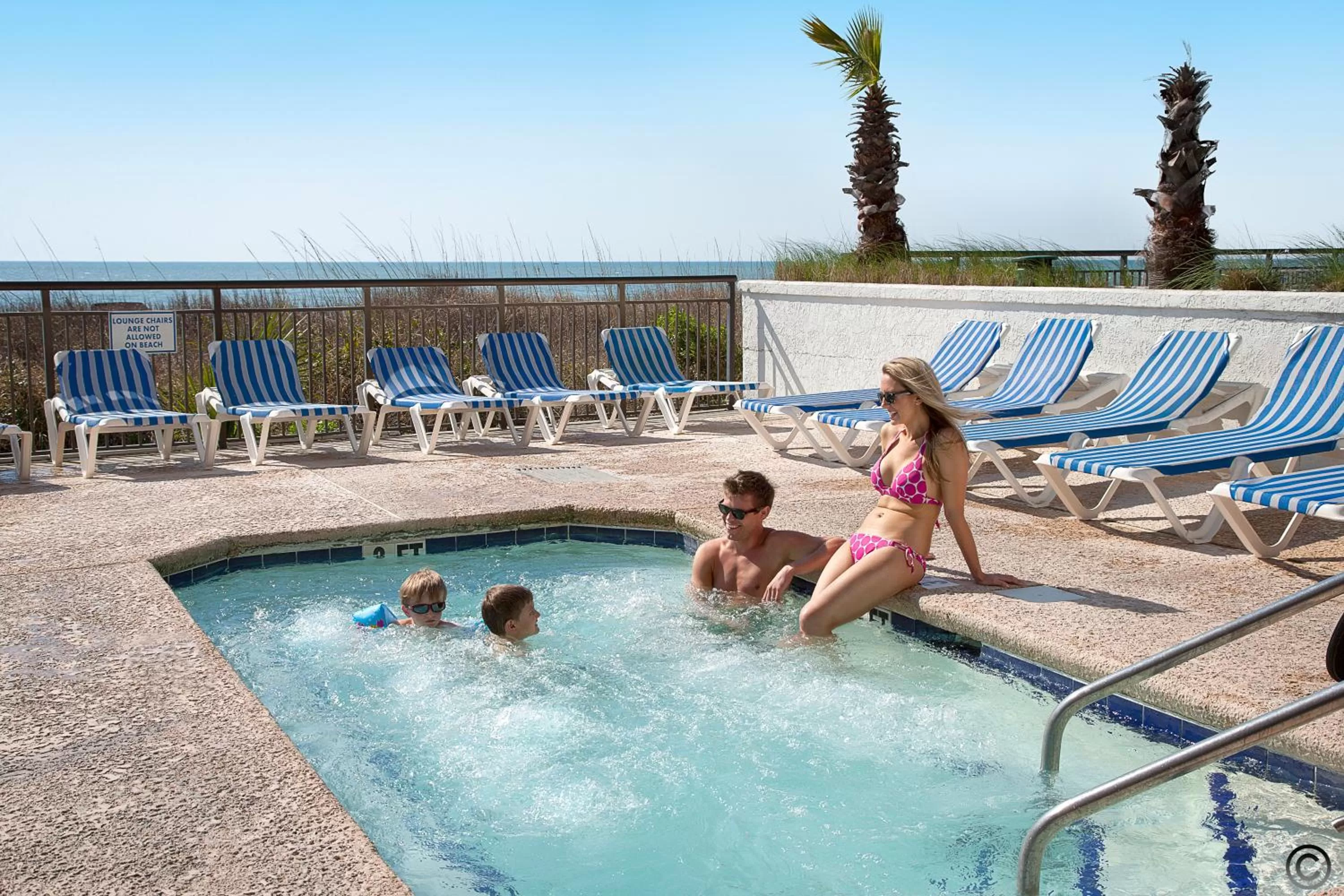 People in Captain's Quarters Resort