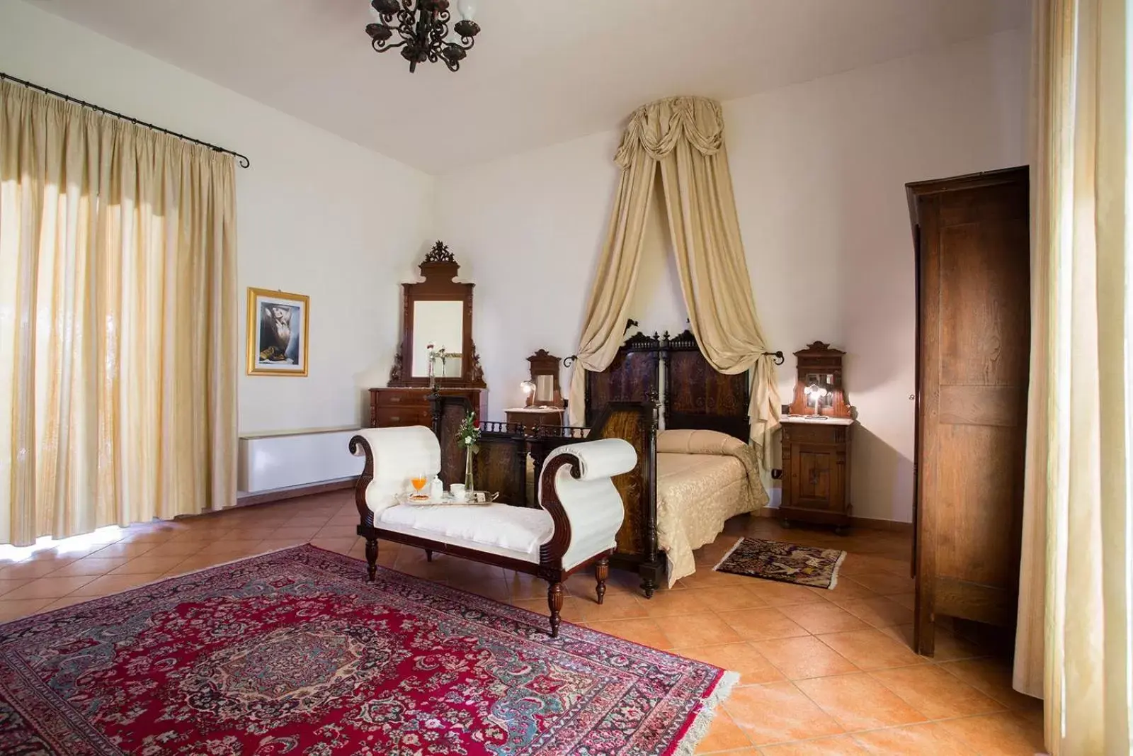 Bedroom, Seating Area in Castello di Altomonte