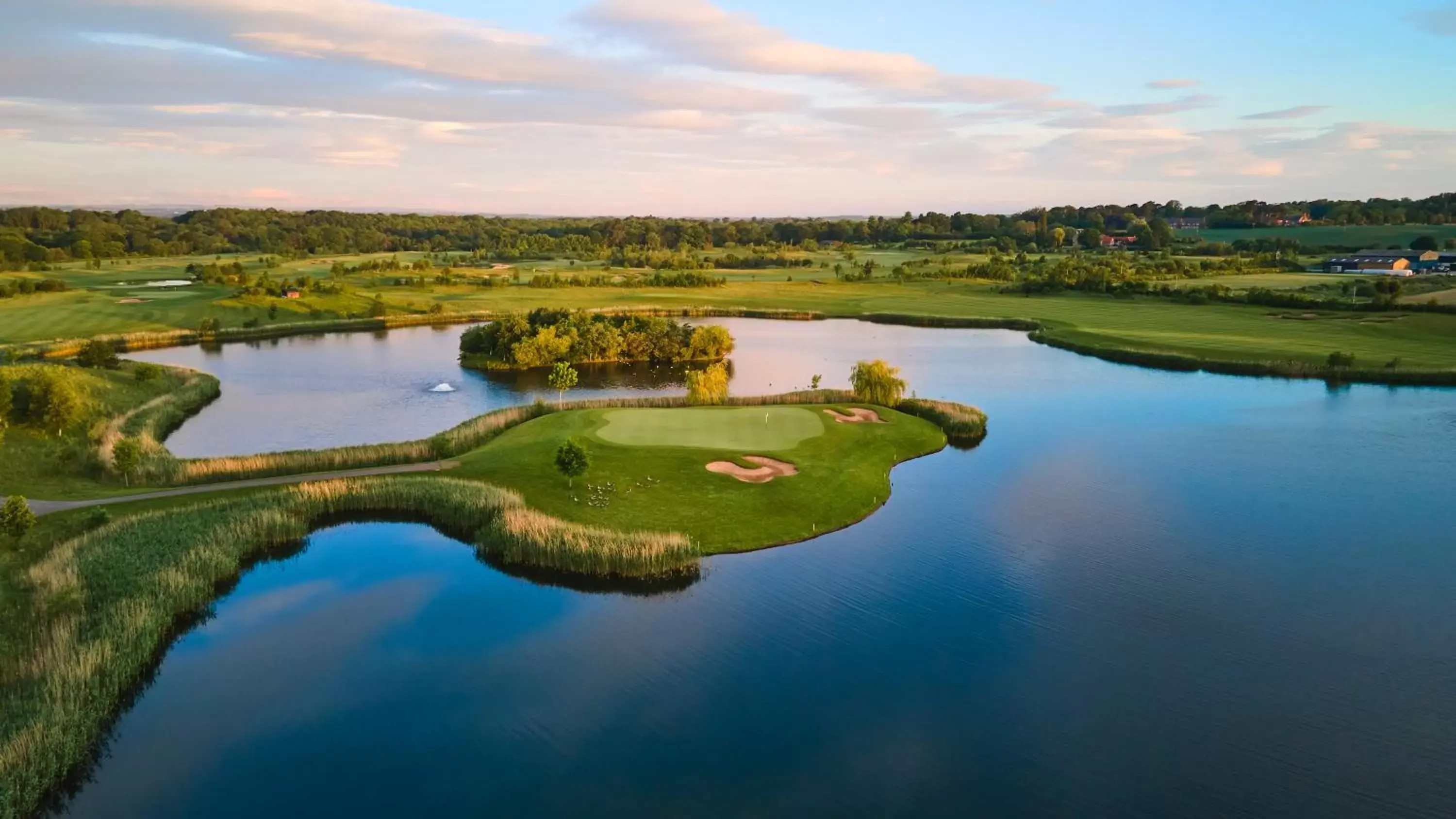 Golfcourse, Bird's-eye View in Rockliffe Hall Hotel Golf & Spa