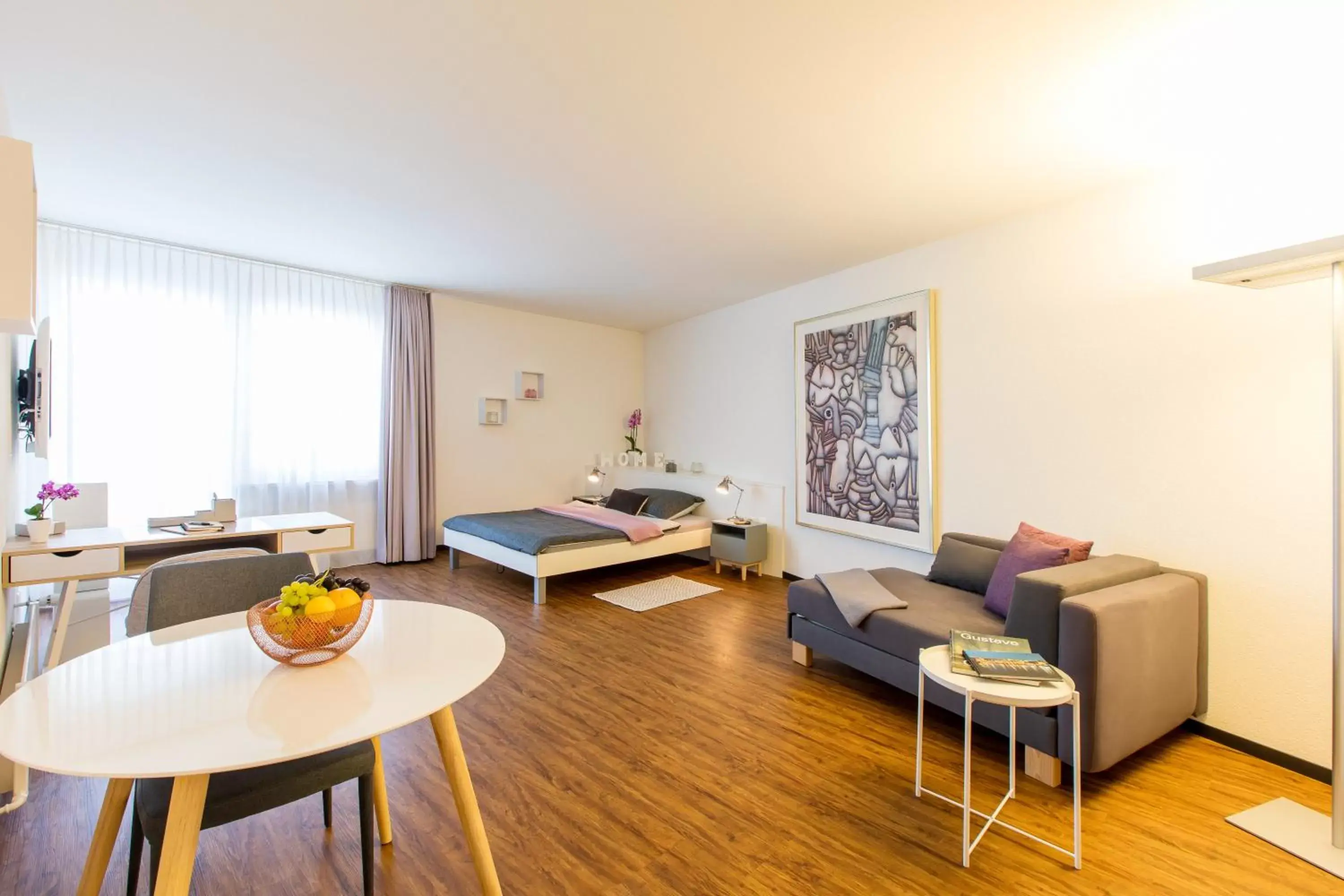 Living room in Apartmenthaus zum Trillen Basel City Center