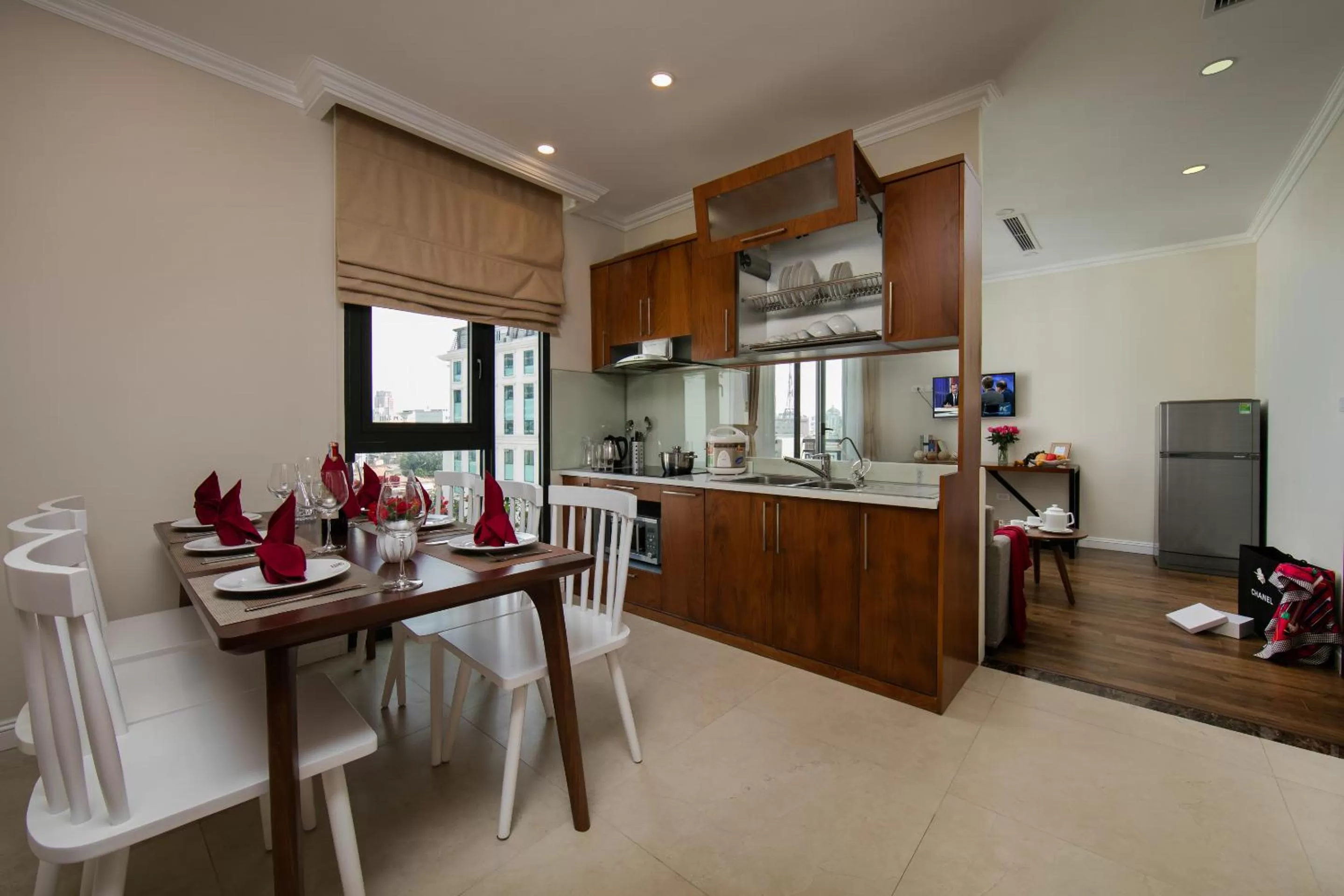 Kitchen or kitchenette in Au Coeur d'Hanoi Apartment