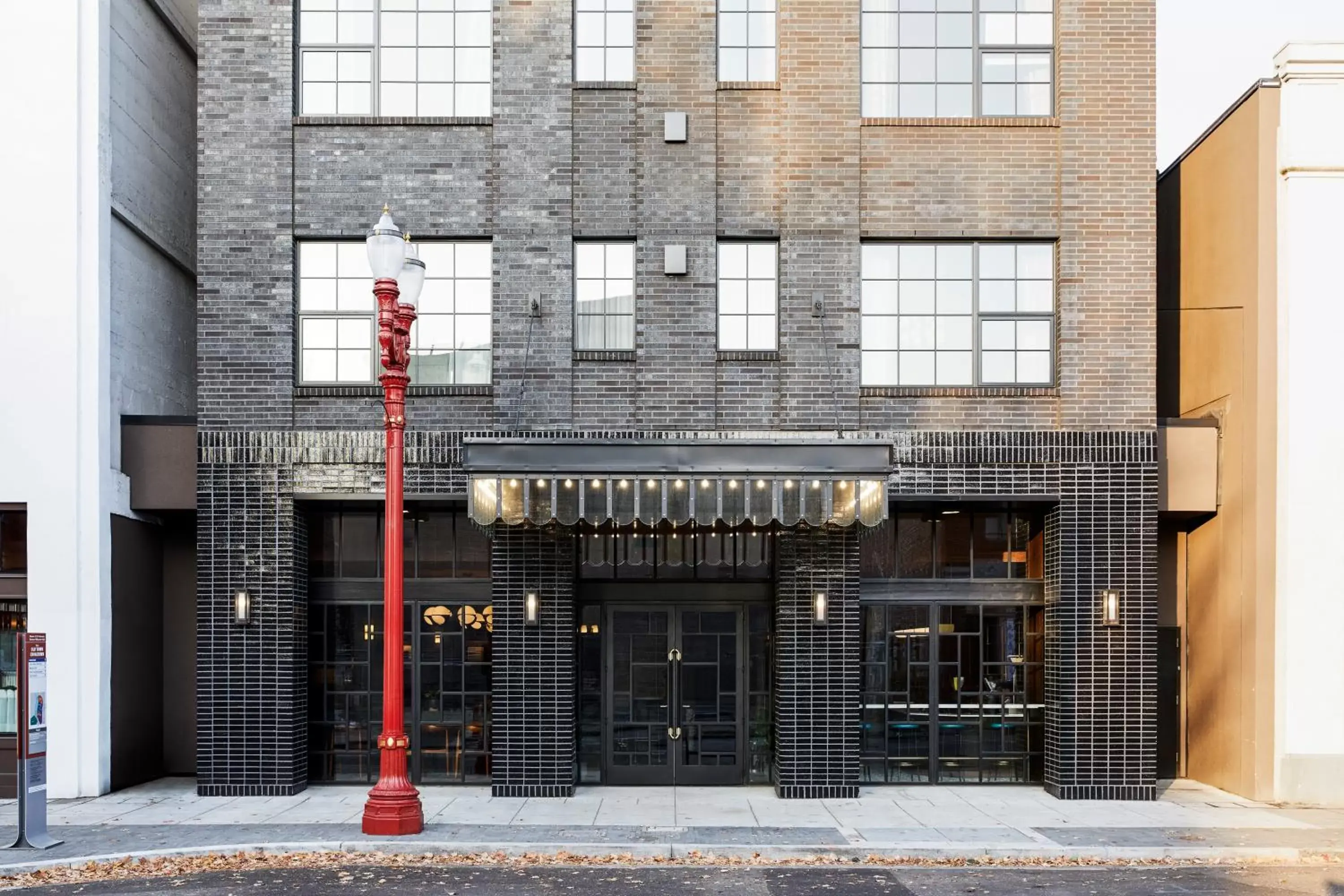 Facade/entrance in The Hoxton, Portland Facade/entrance in The Hoxton, Portland