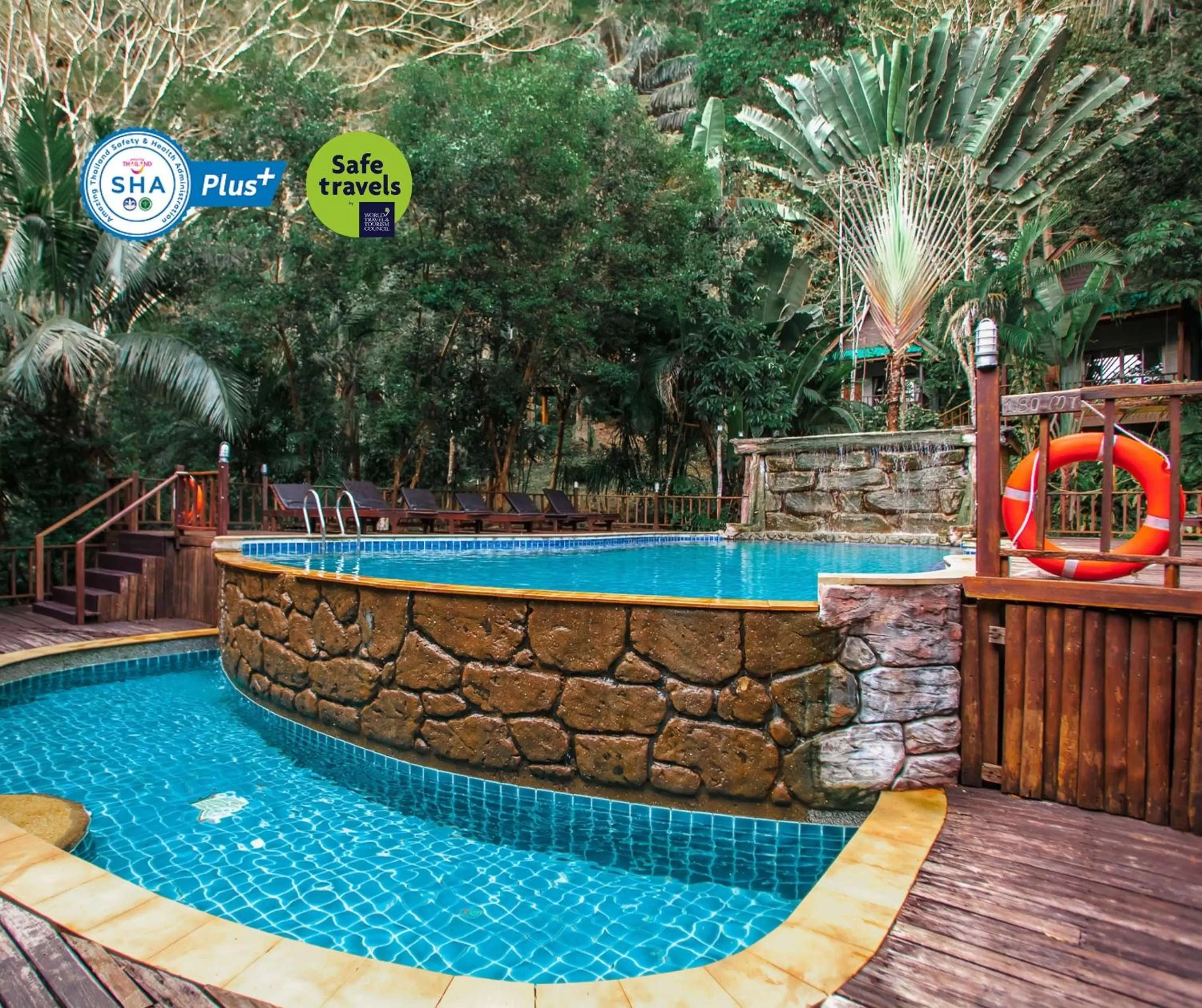 Swimming Pool in Aonang Cliff View Resort SHA Extra Plus