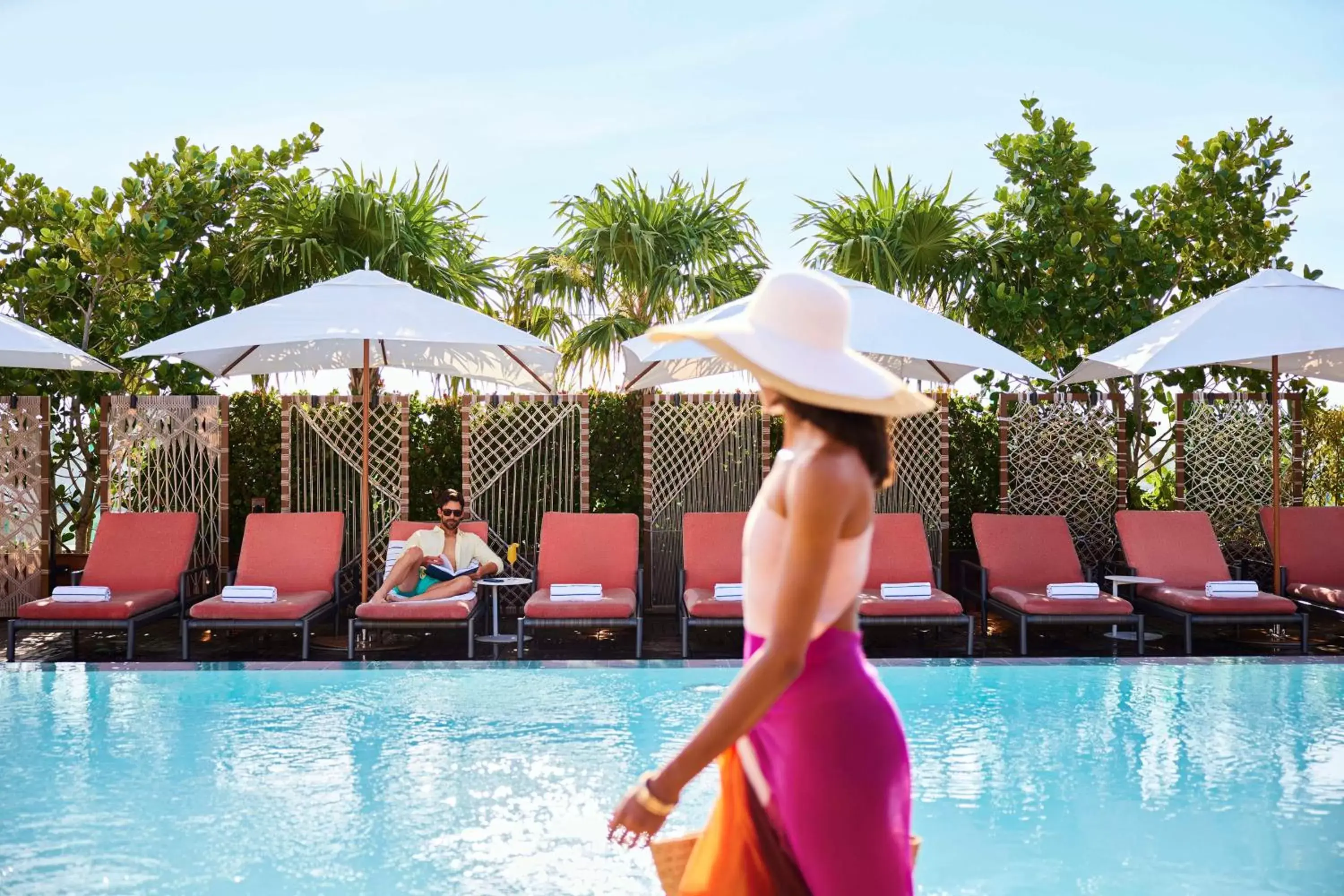 Pool view, Swimming Pool in The Ray Hotel Delray Beach, Curio Collection By Hilton