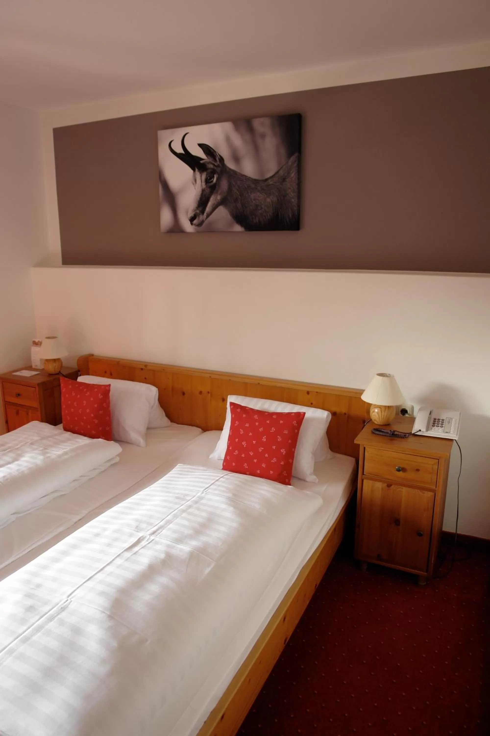 Bed in Hotel Gamshof