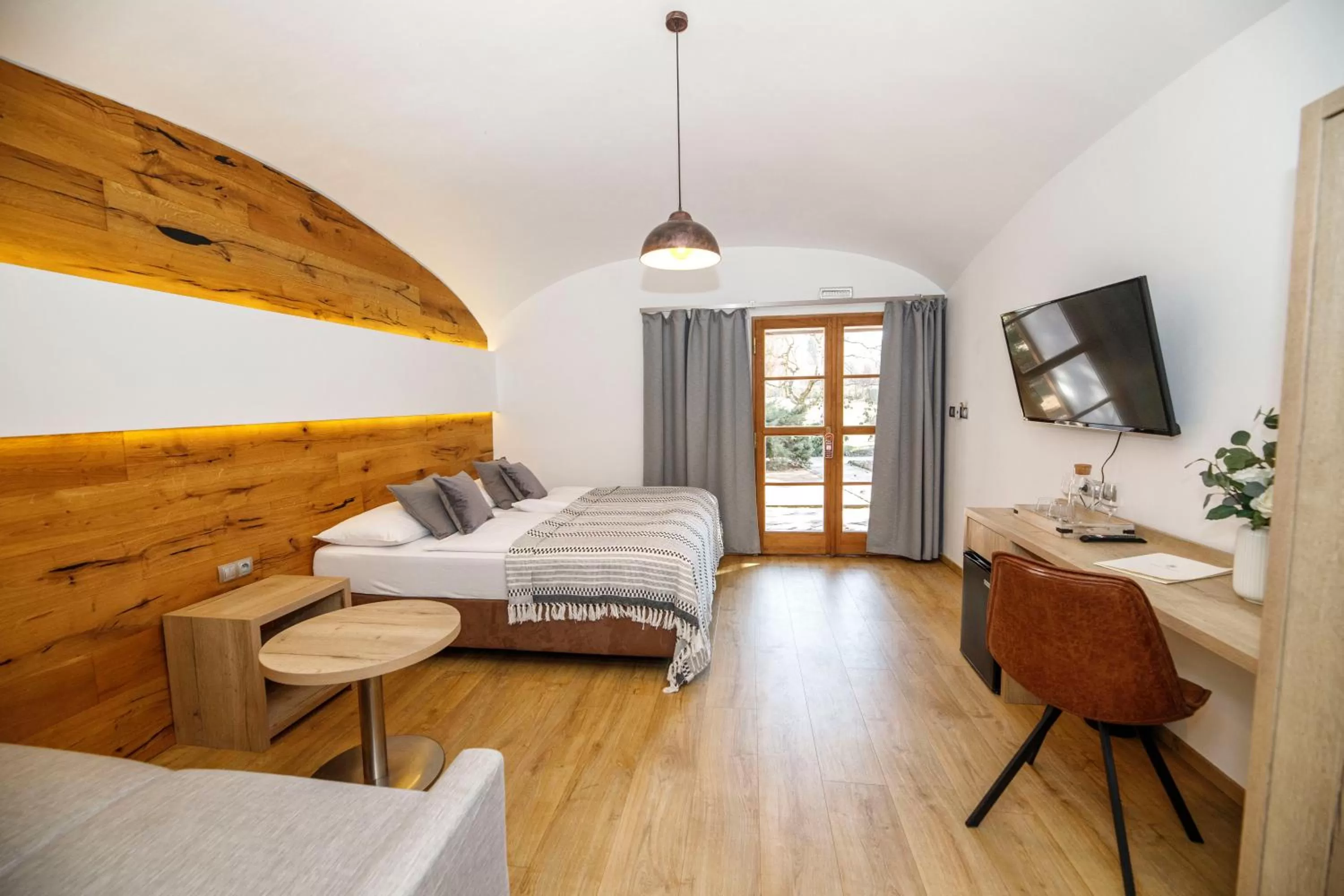 Photo of the whole room, Bed in Dvůr Pecínov