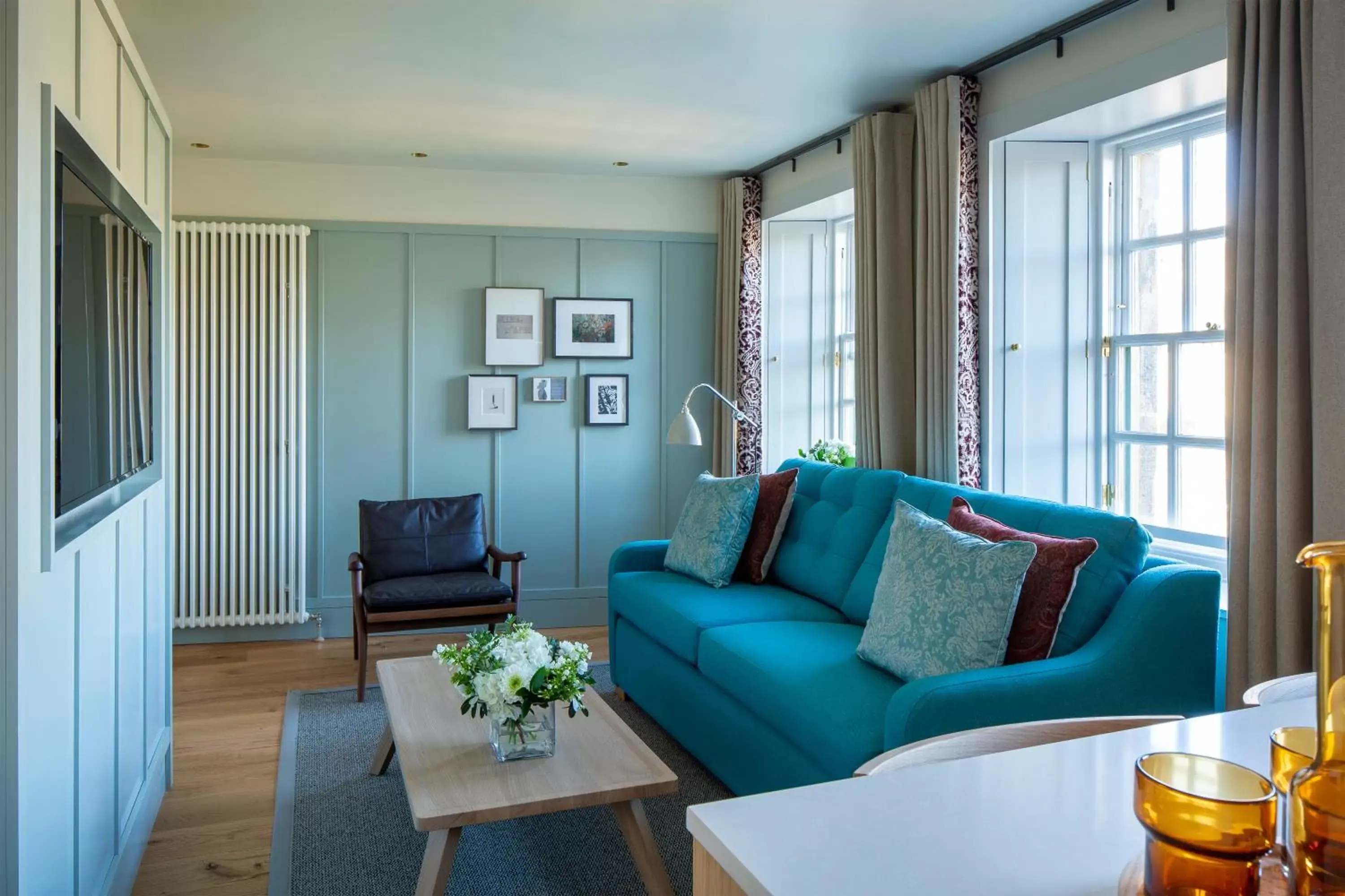 Living room, Seating Area in Cheval Abbey Strand Apartments, at Holyrood