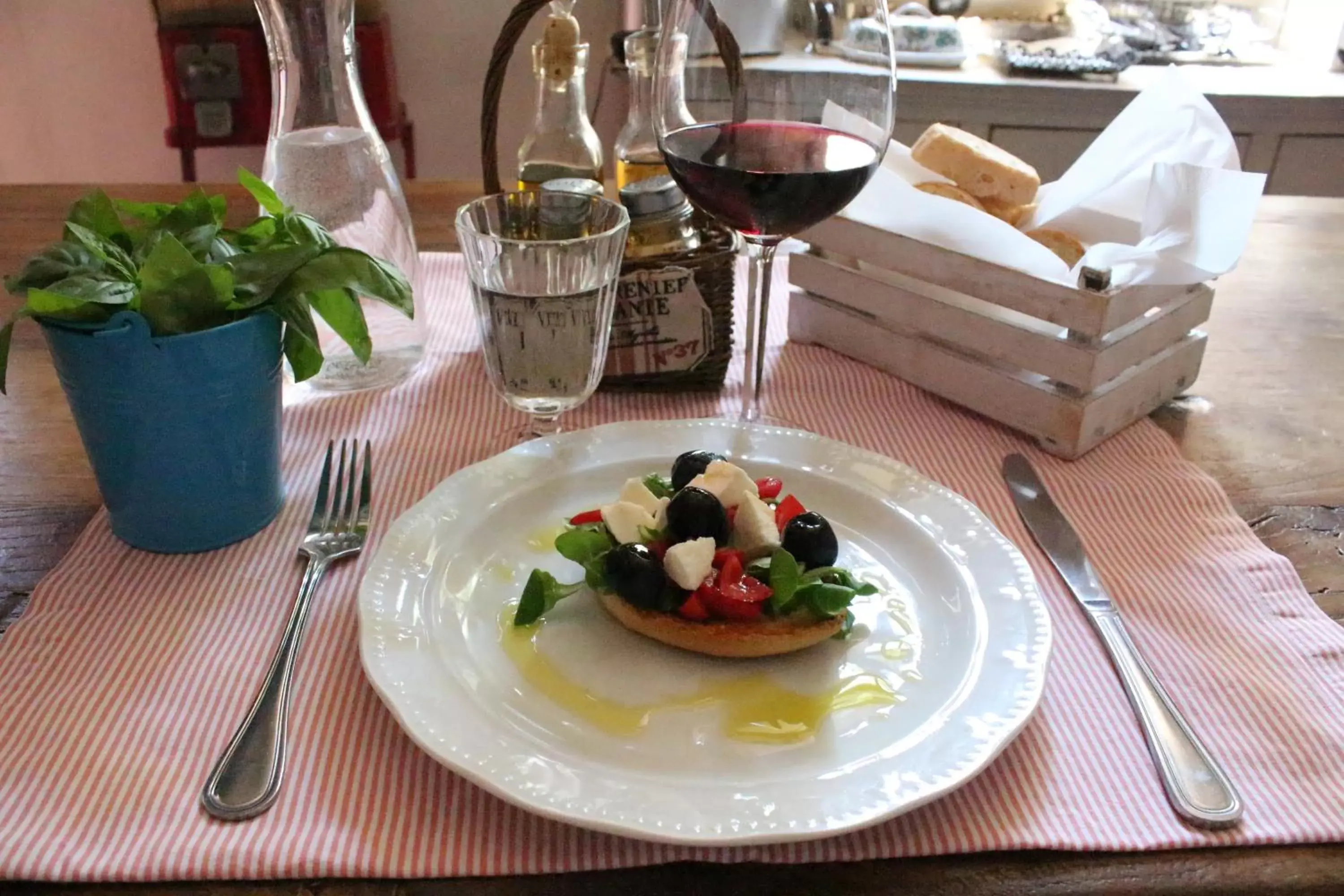 Food and drinks in Le Terrazze Del Chianti