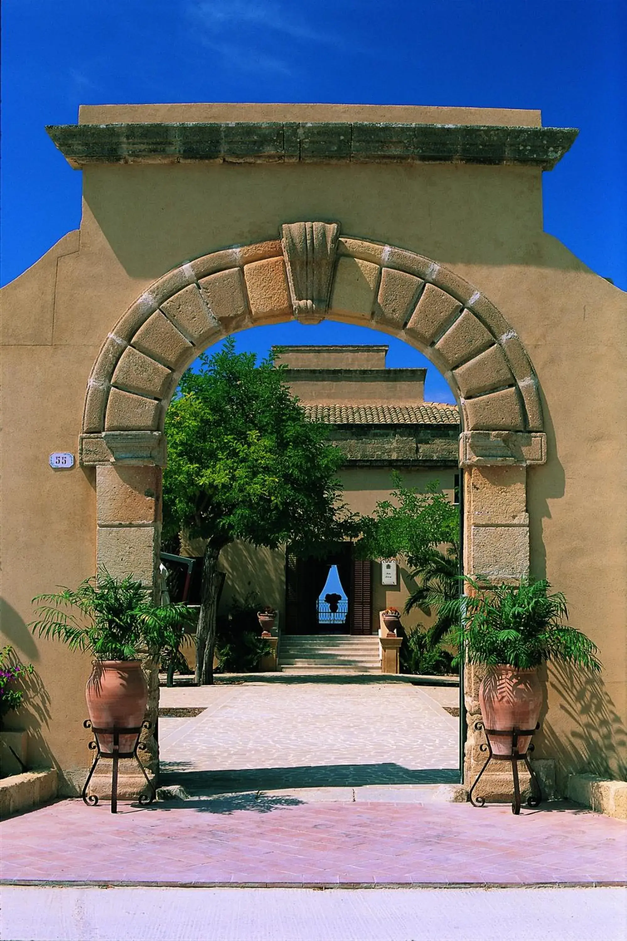Facade/entrance in Hotel Baglio Oneto dei Principi di San Lorenzo - Luxury Wine Resort