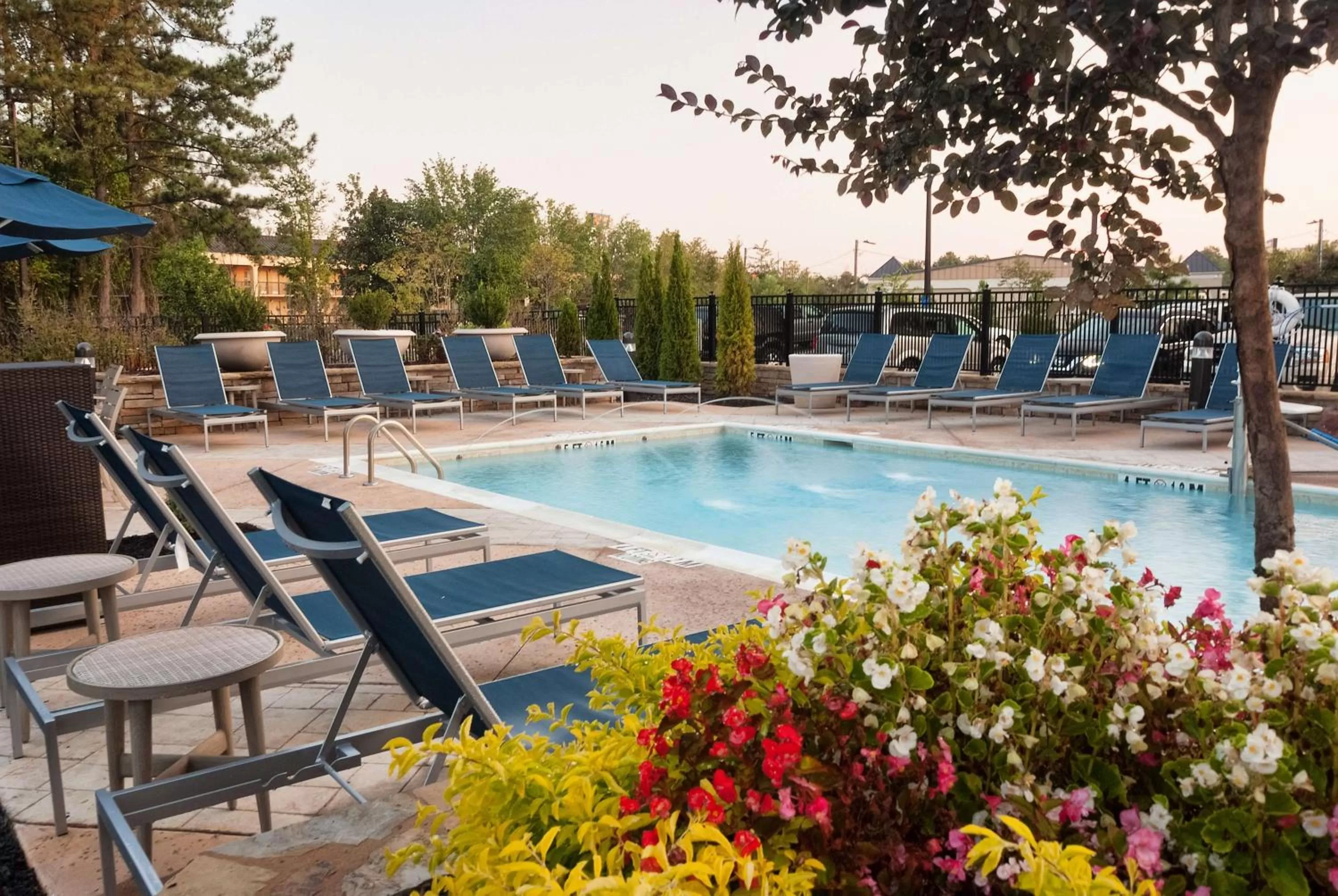 Pool view in Hampton Inn & Suites by Hilton Augusta-Washington Rd