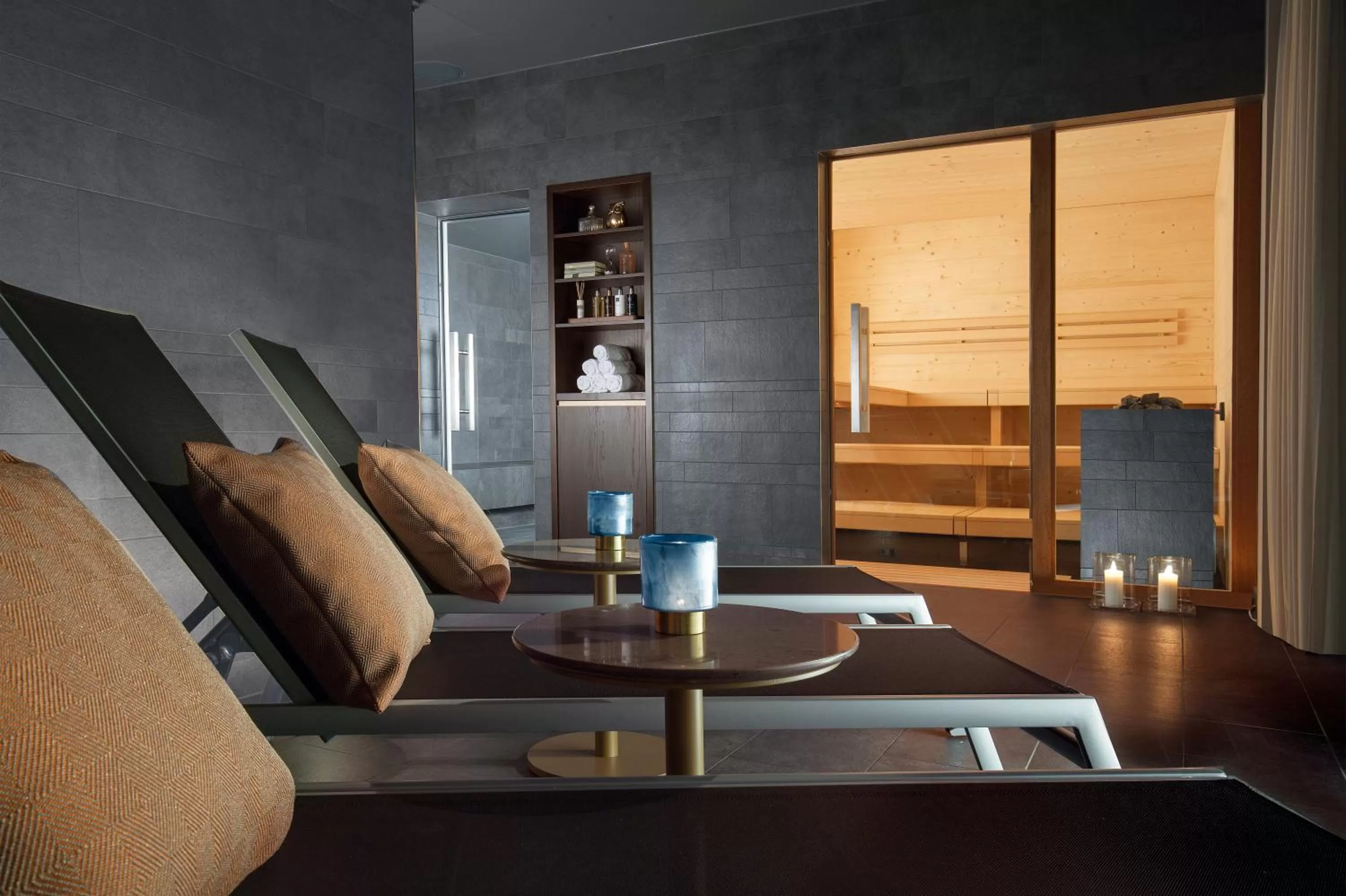 Sauna in Acasa Suites Zurich Oerlikon