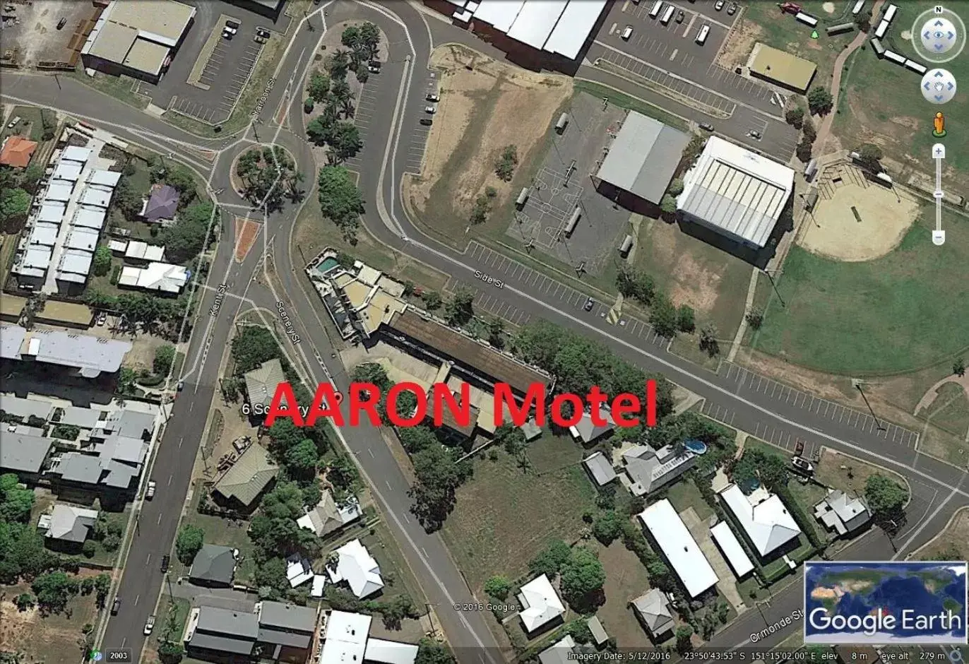 View (from property/room), Bird's-eye View in Aaron Motel