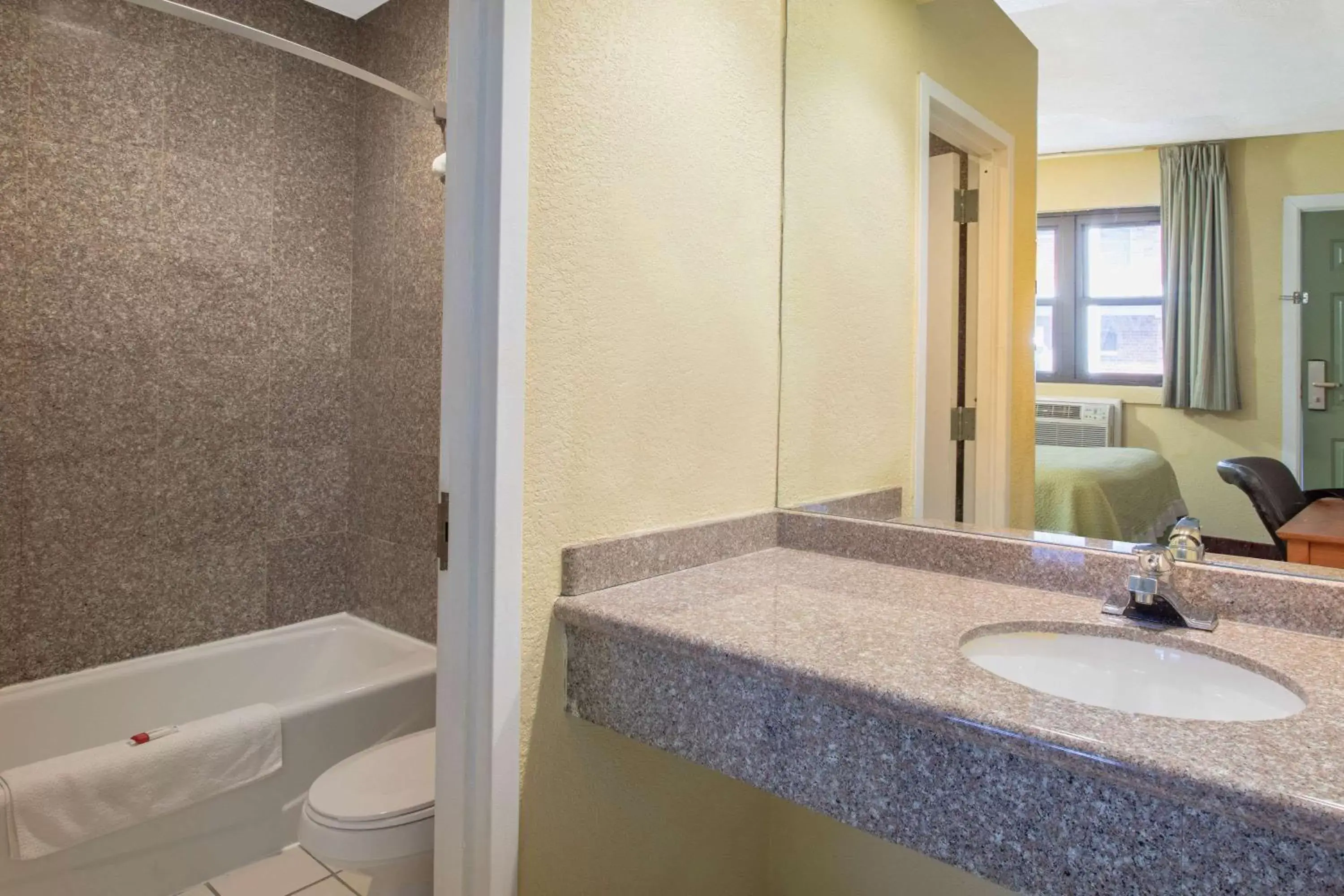 Bathroom in Days Inn by Wyndham Elmsford