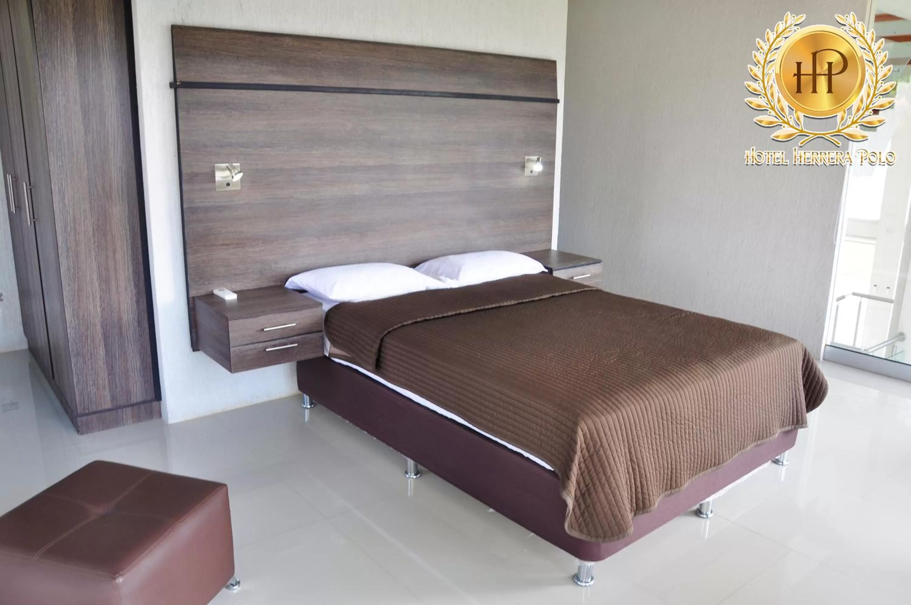 Bed in Hotel Herrera Polo