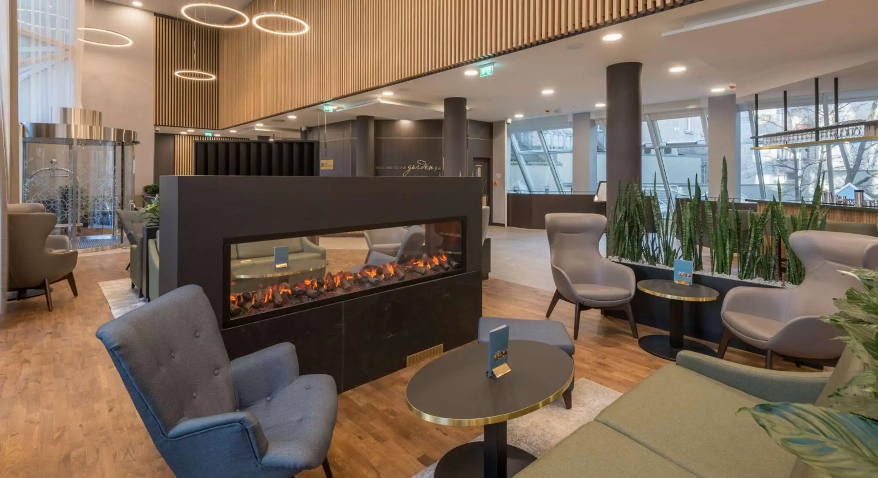 Lobby or reception in Hilton Garden Inn Frankfurt City Centre Lobby or reception in Hilton Garden Inn Frankfurt City Centre