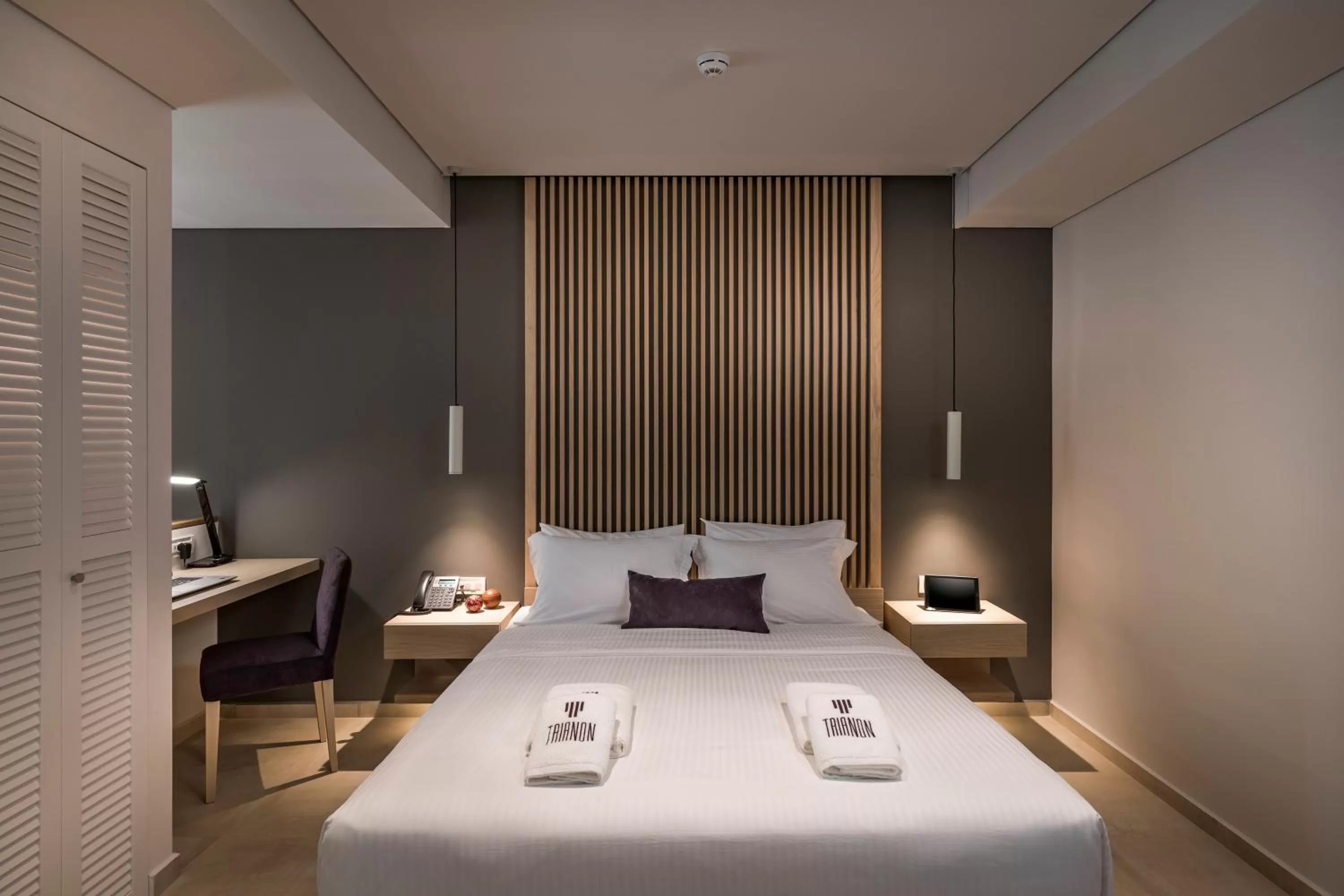 Bedroom, Bed in Trianon Luxury Apartments & Suites