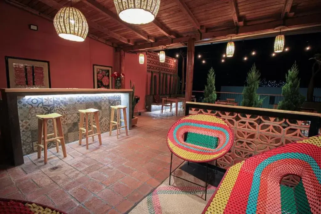 Balcony/Terrace, Lounge/Bar in Hotel El Andariego