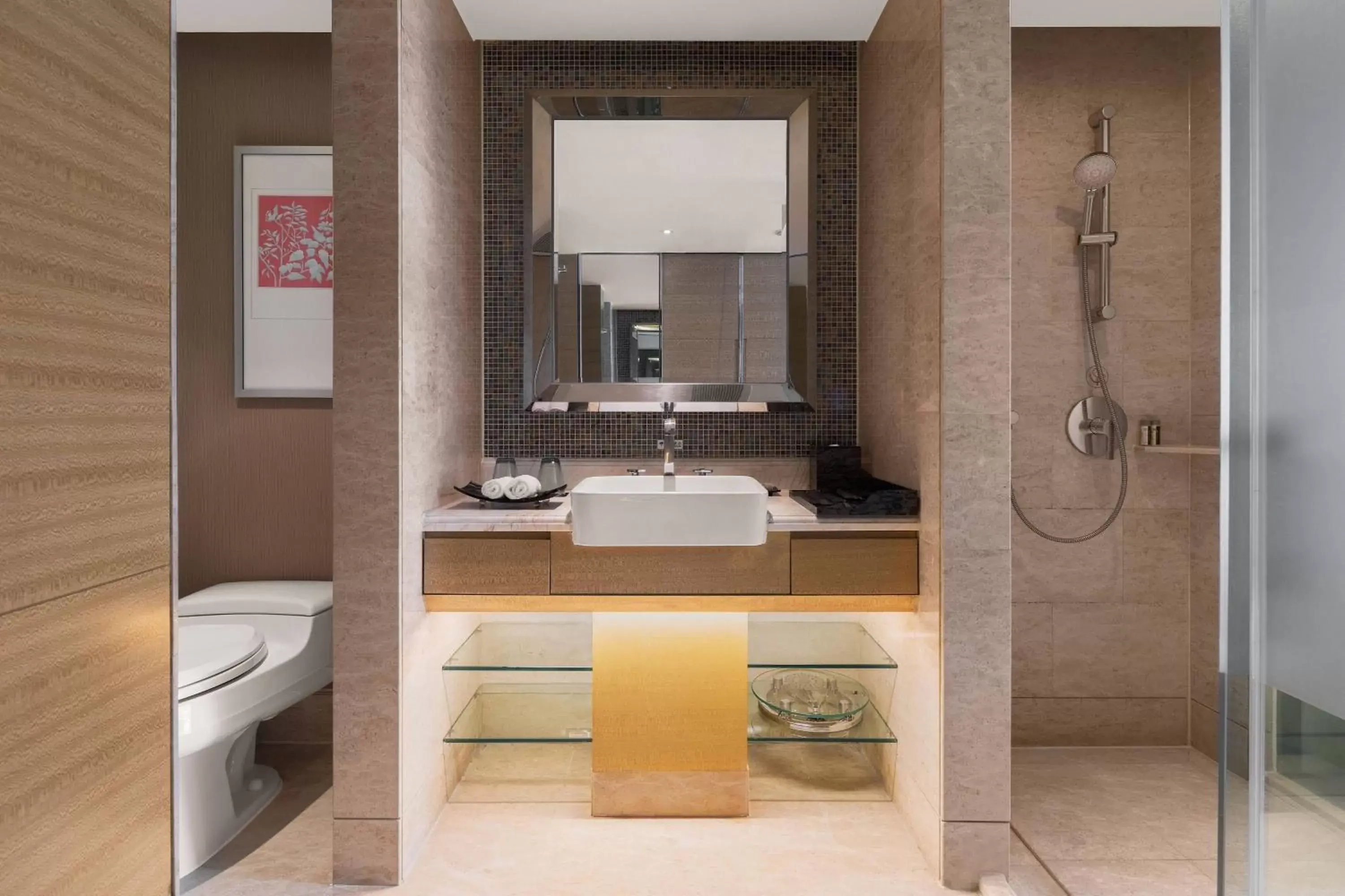 Bathroom in Renaissance Chengdu Hotel