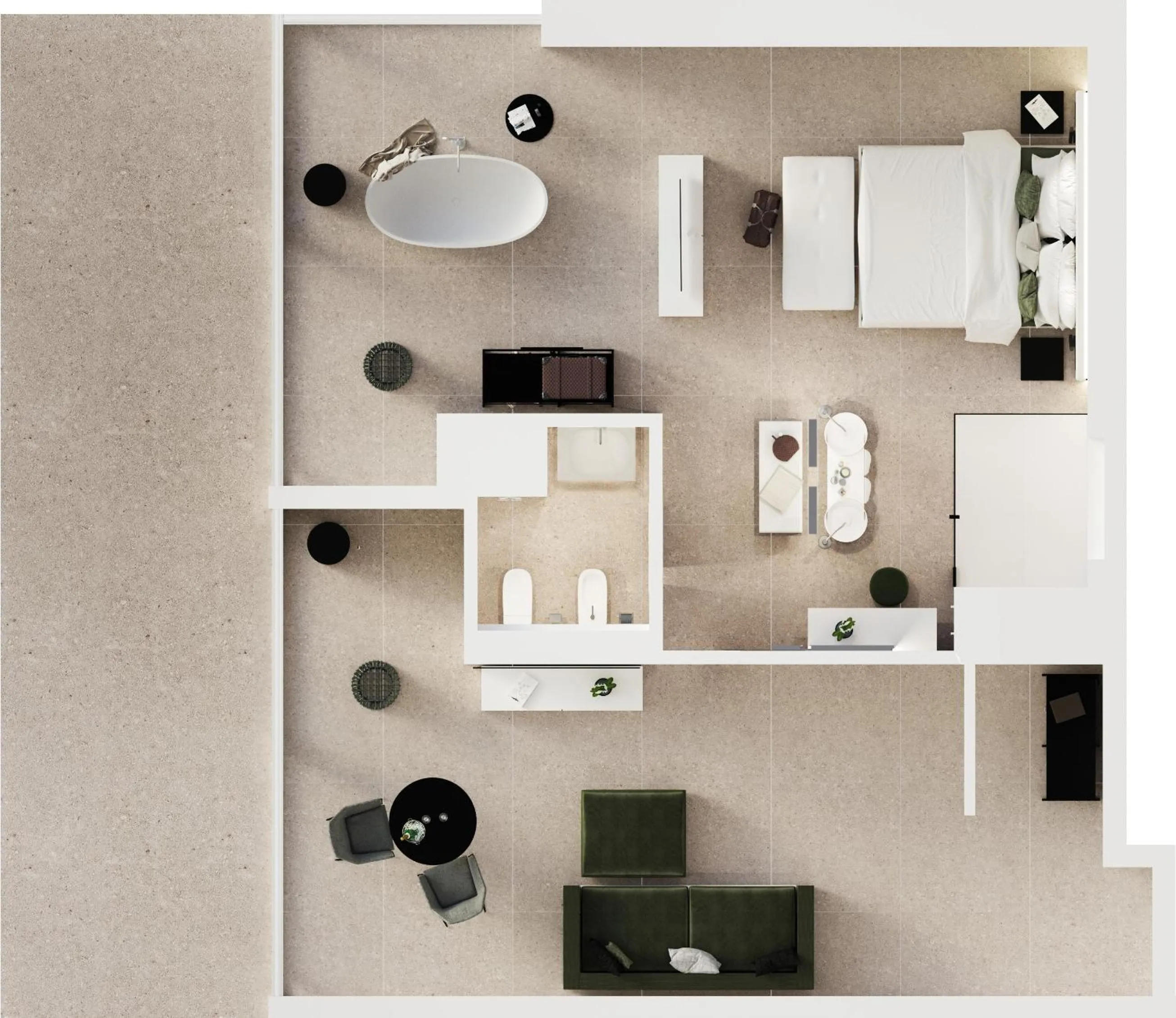 Floor plan in J44 Lifestyle Hotel