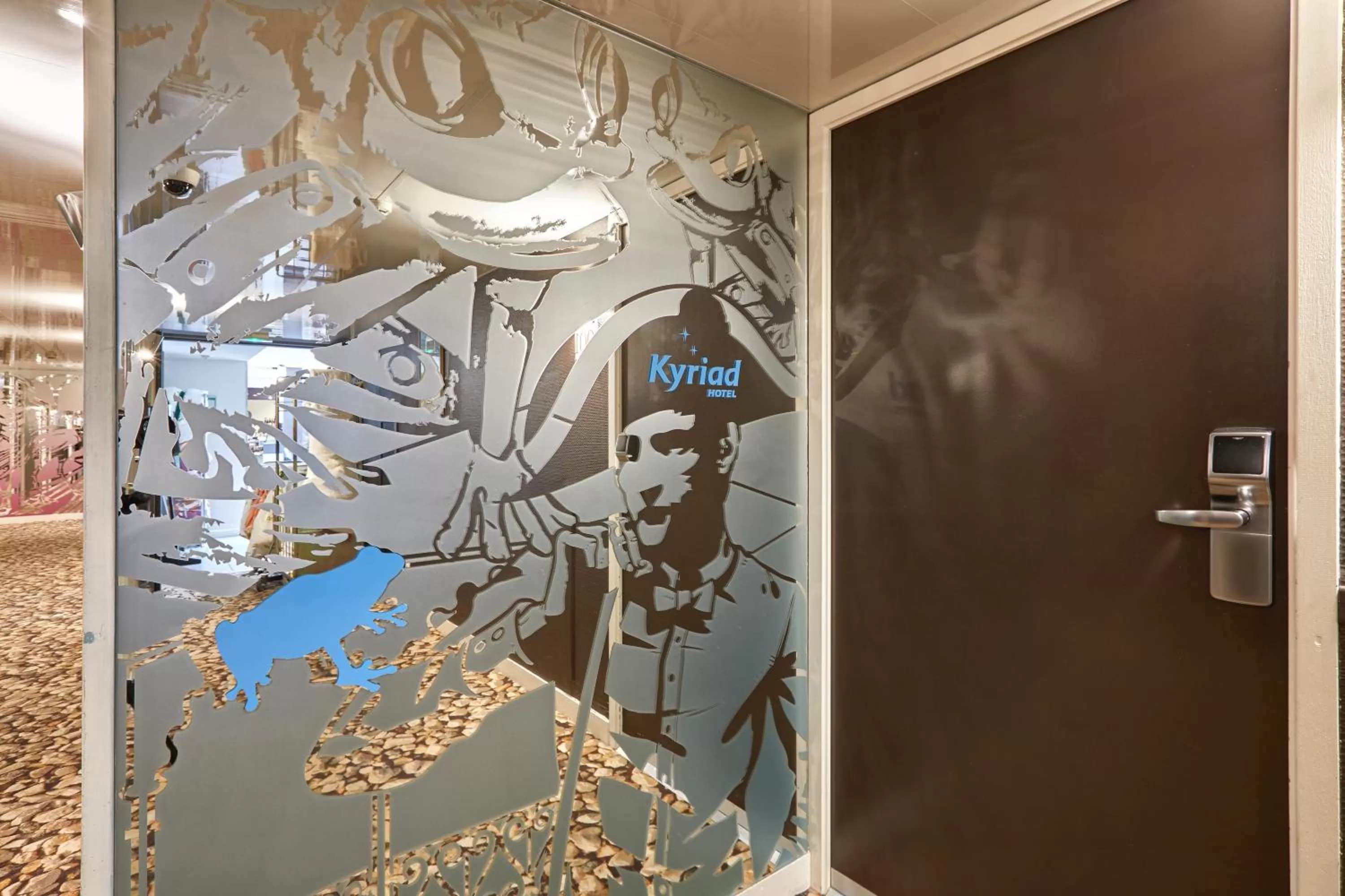 Decorative detail in Kyriad La Roche Sur Yon