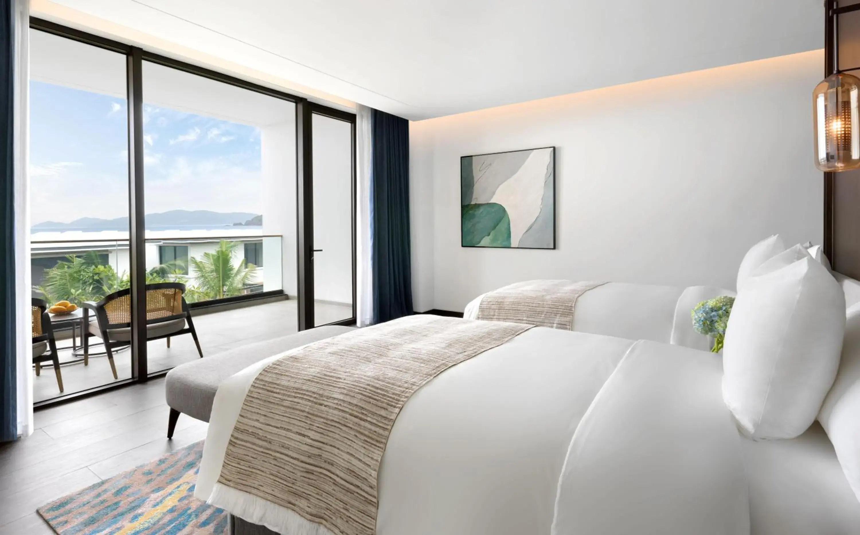 View (from property/room), Bed in Gran Meliá Nha Trang