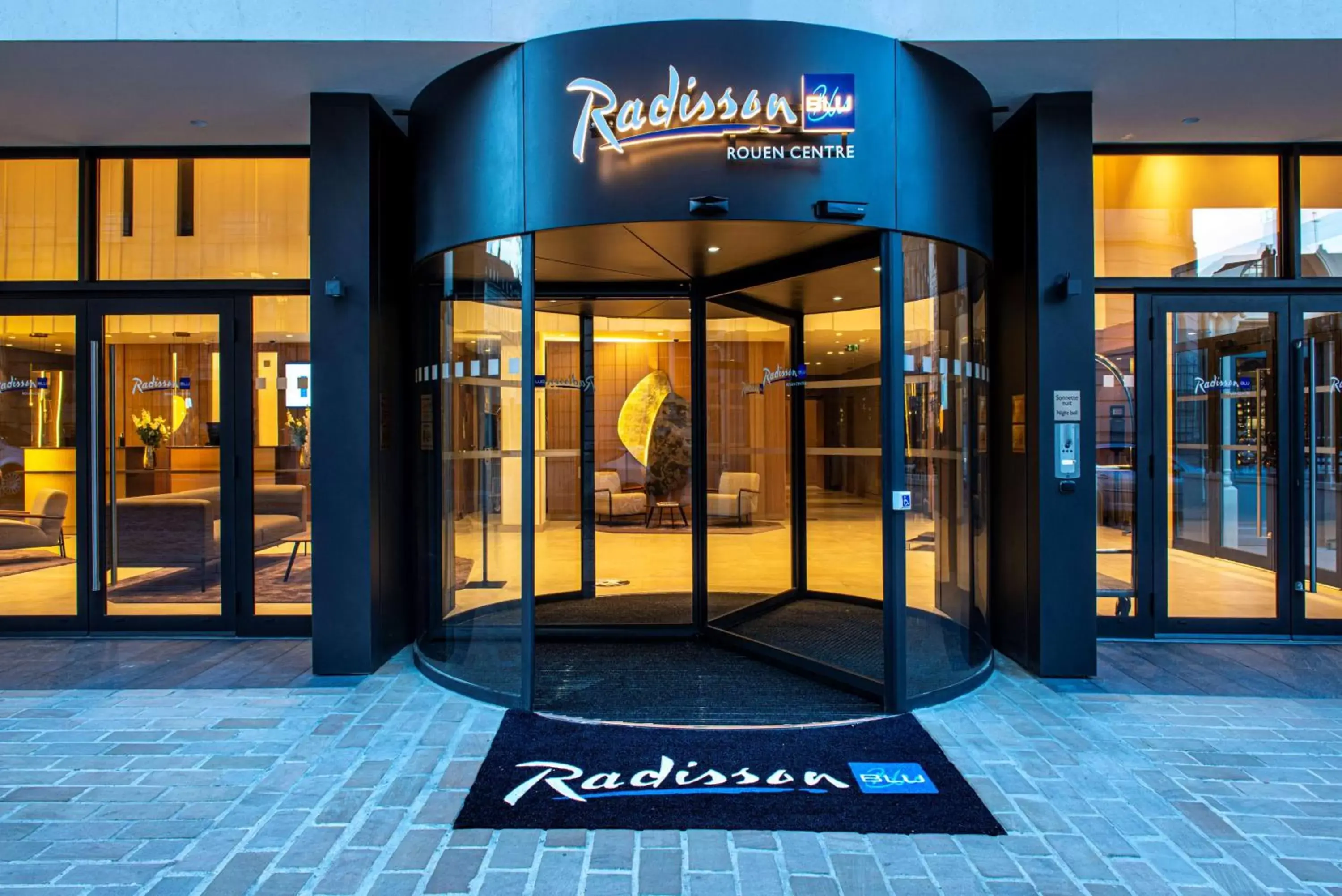 Facade/entrance in Radisson Blu Hotel, Rouen Centre