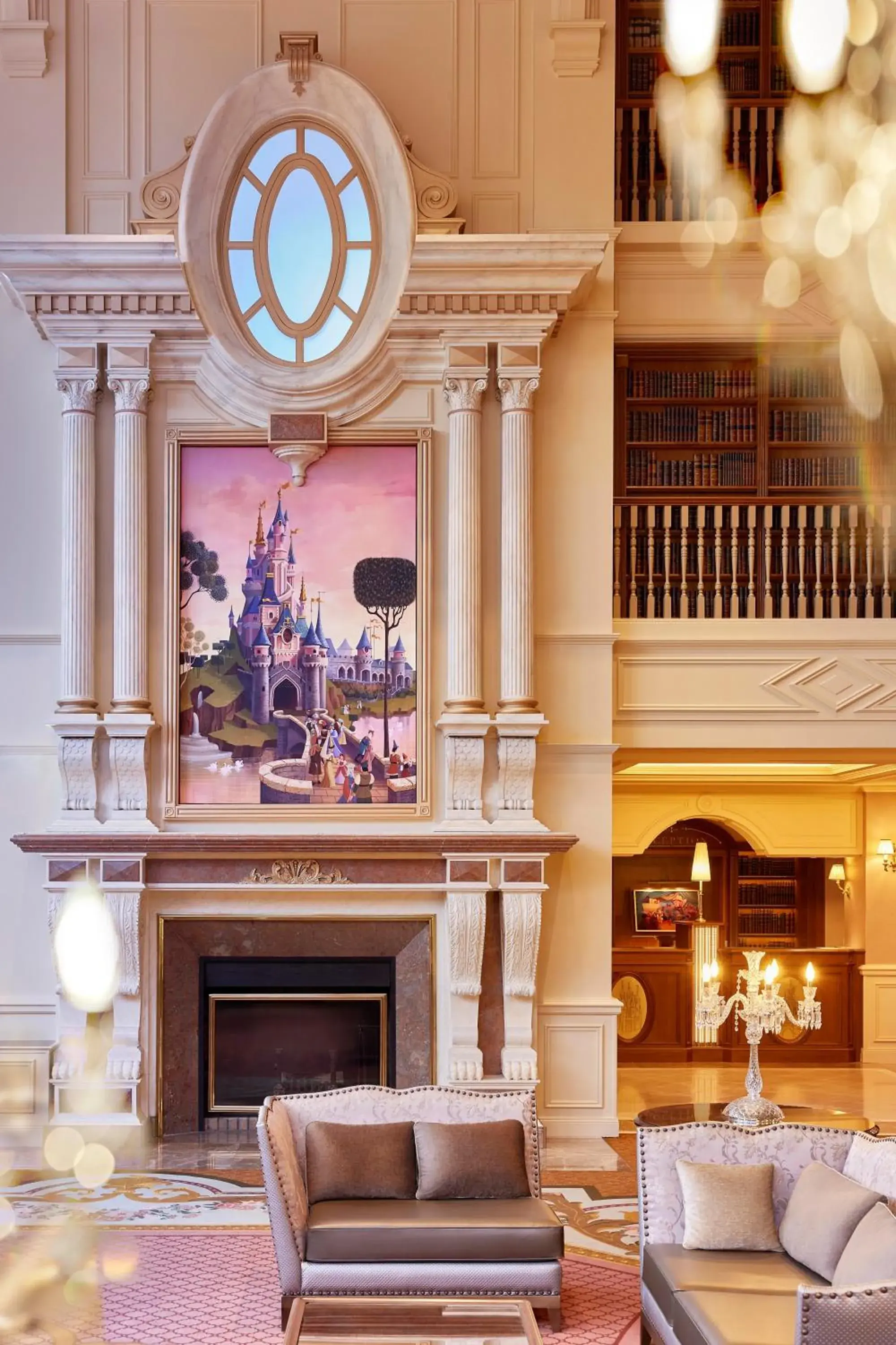 Lobby or reception in Disneyland Hotel + Tickets