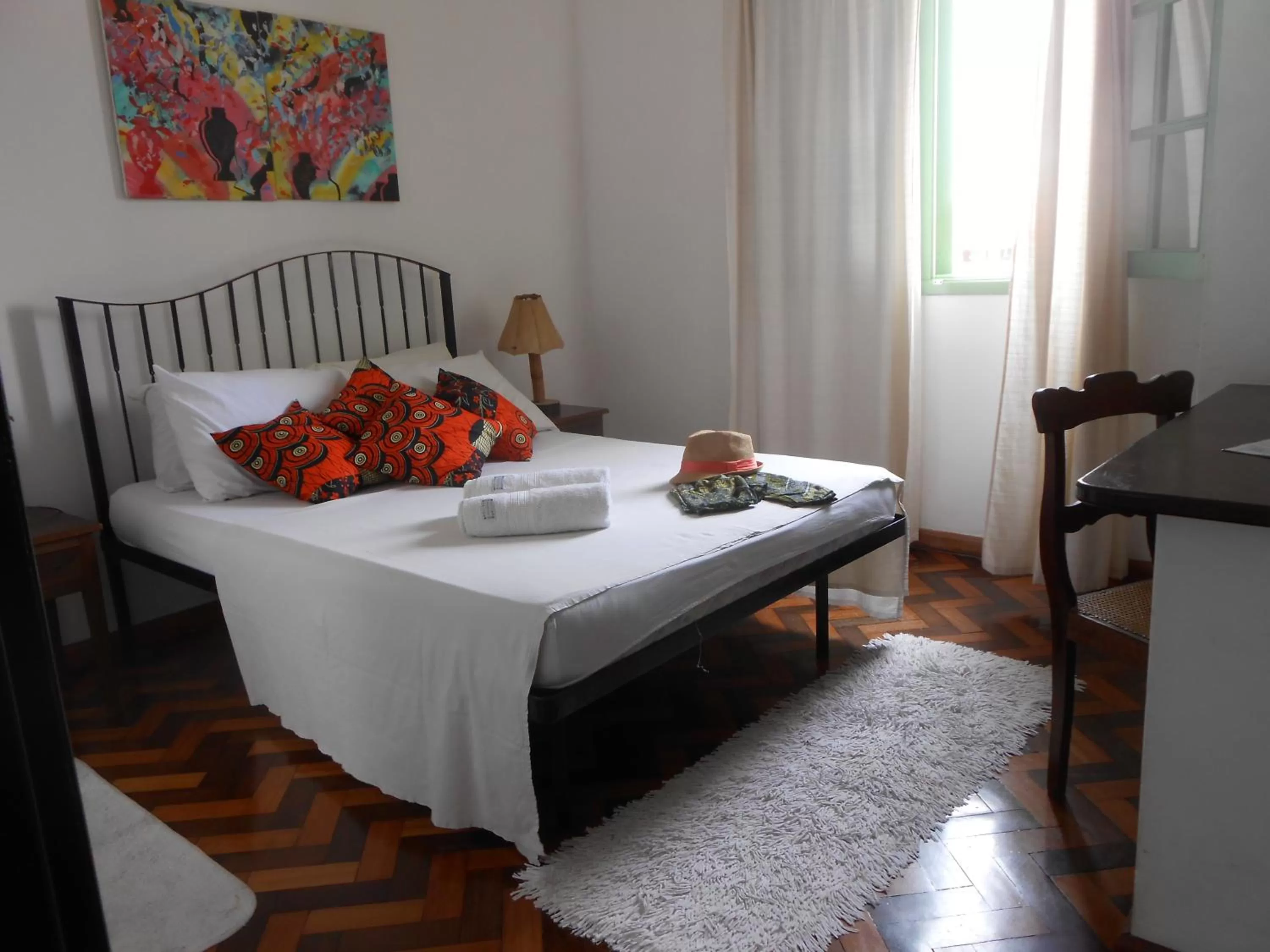 Bed in Pousada Baluarte