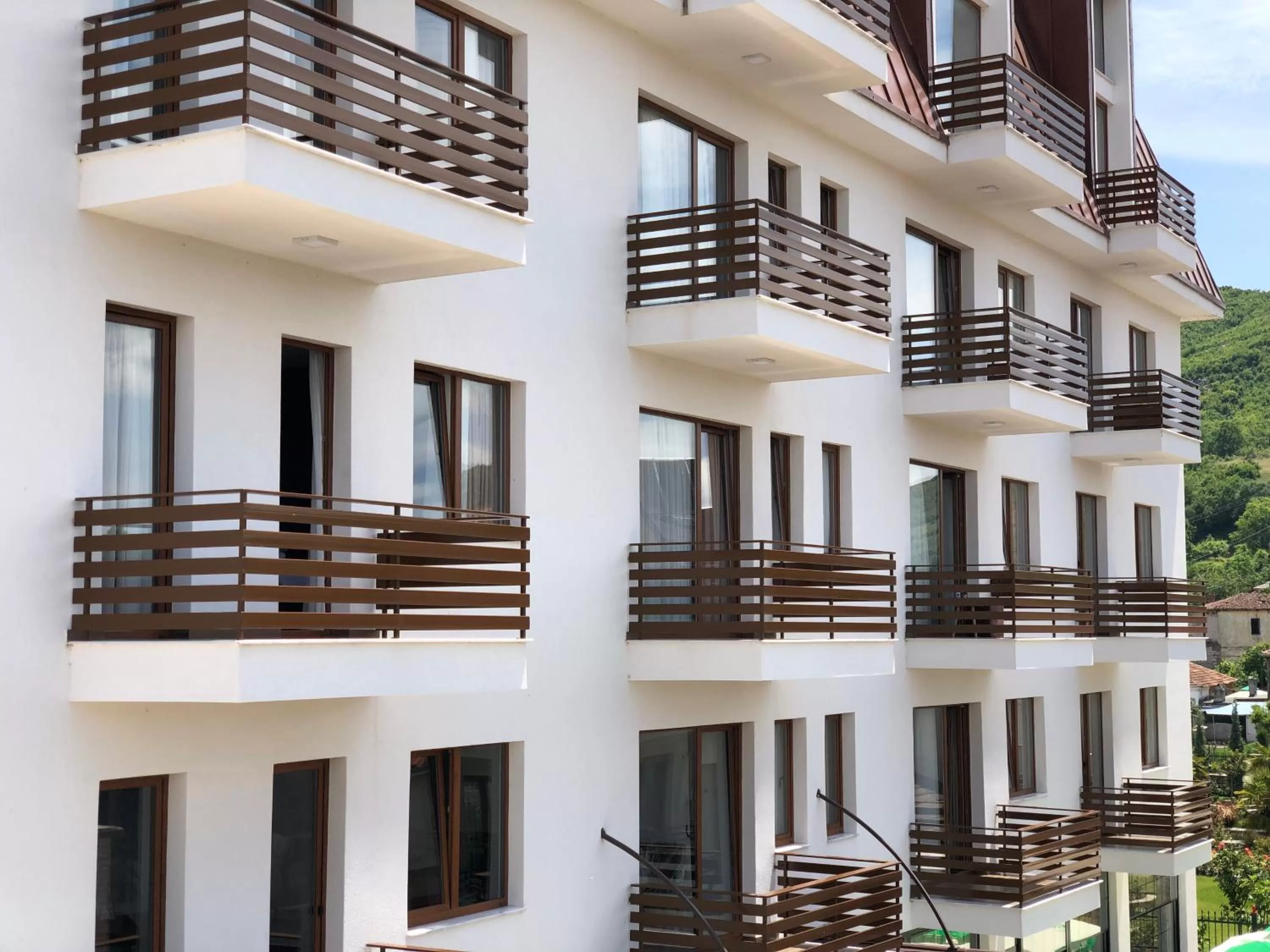 Balcony/Terrace, Property Building in Grand Hotel Pogradec