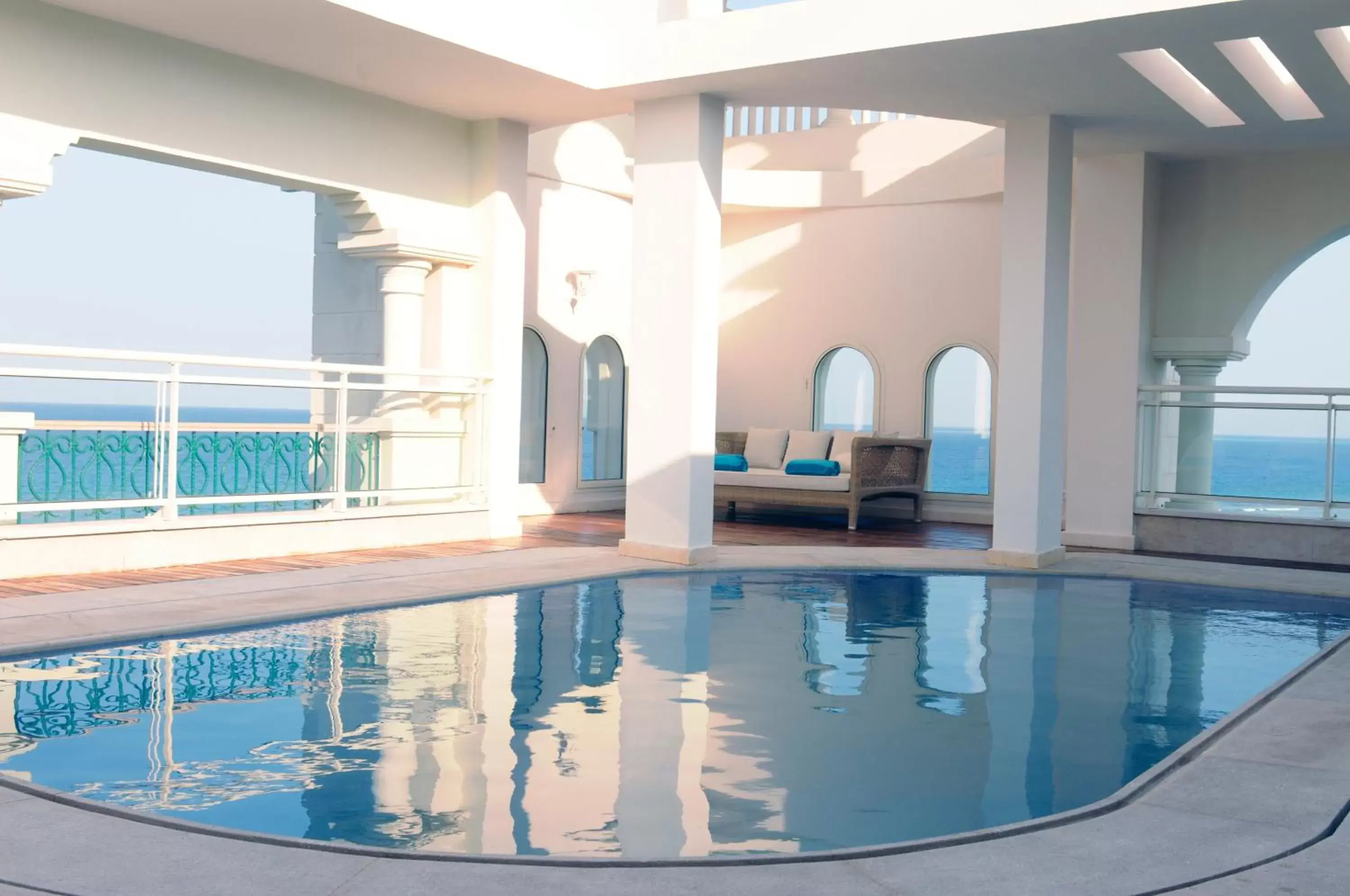 Seating area, Swimming Pool in Baron Palace Sahl Hasheesh