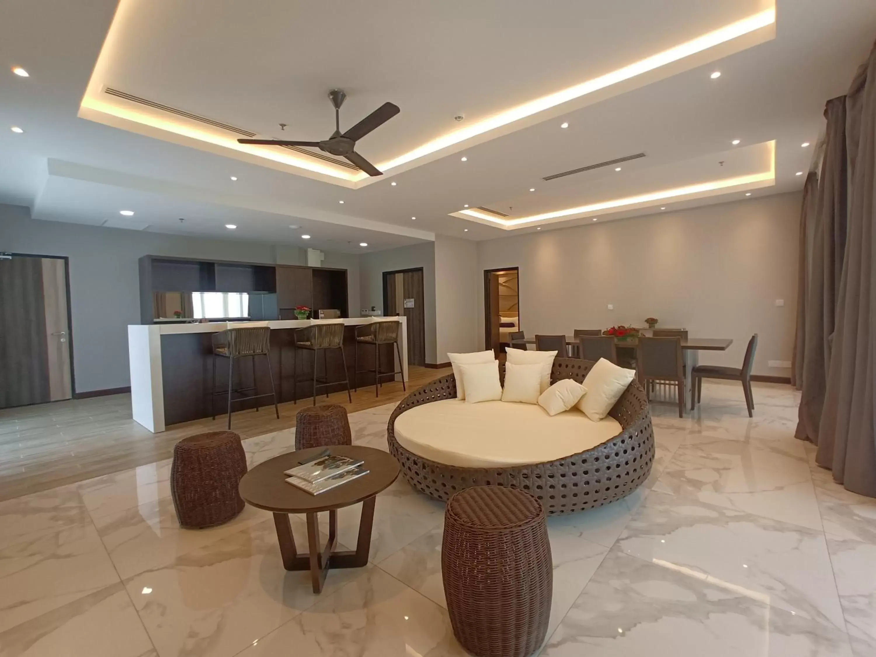 Living room in Pacific Regency Beach Resort, Port Dickson Living room in Pacific Regency Beach Resort, Port Dickson