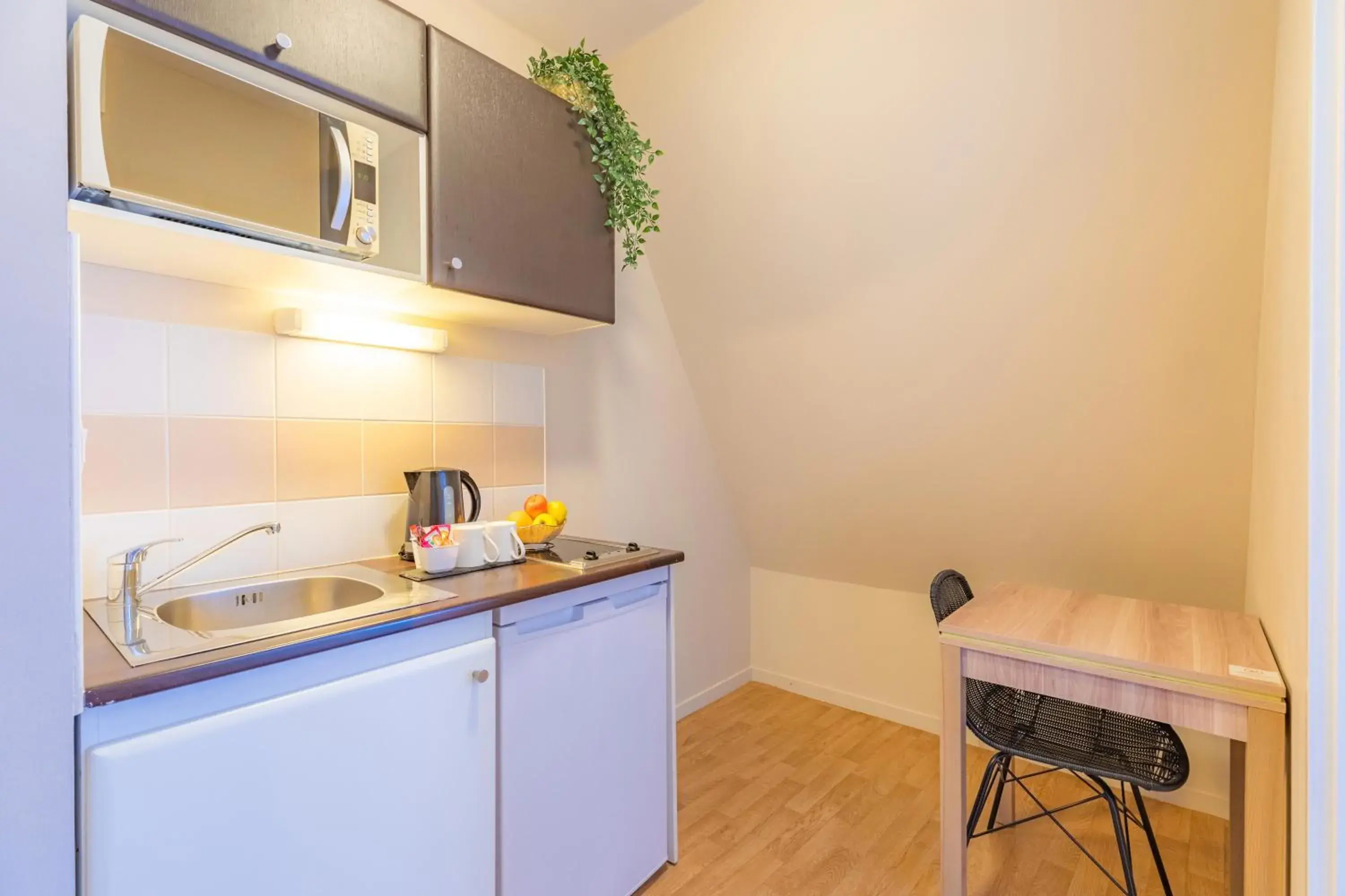 Kitchen or kitchenette, Kitchen/Kitchenette in Park & Suites Elegance Nantes-Carre Bouffay