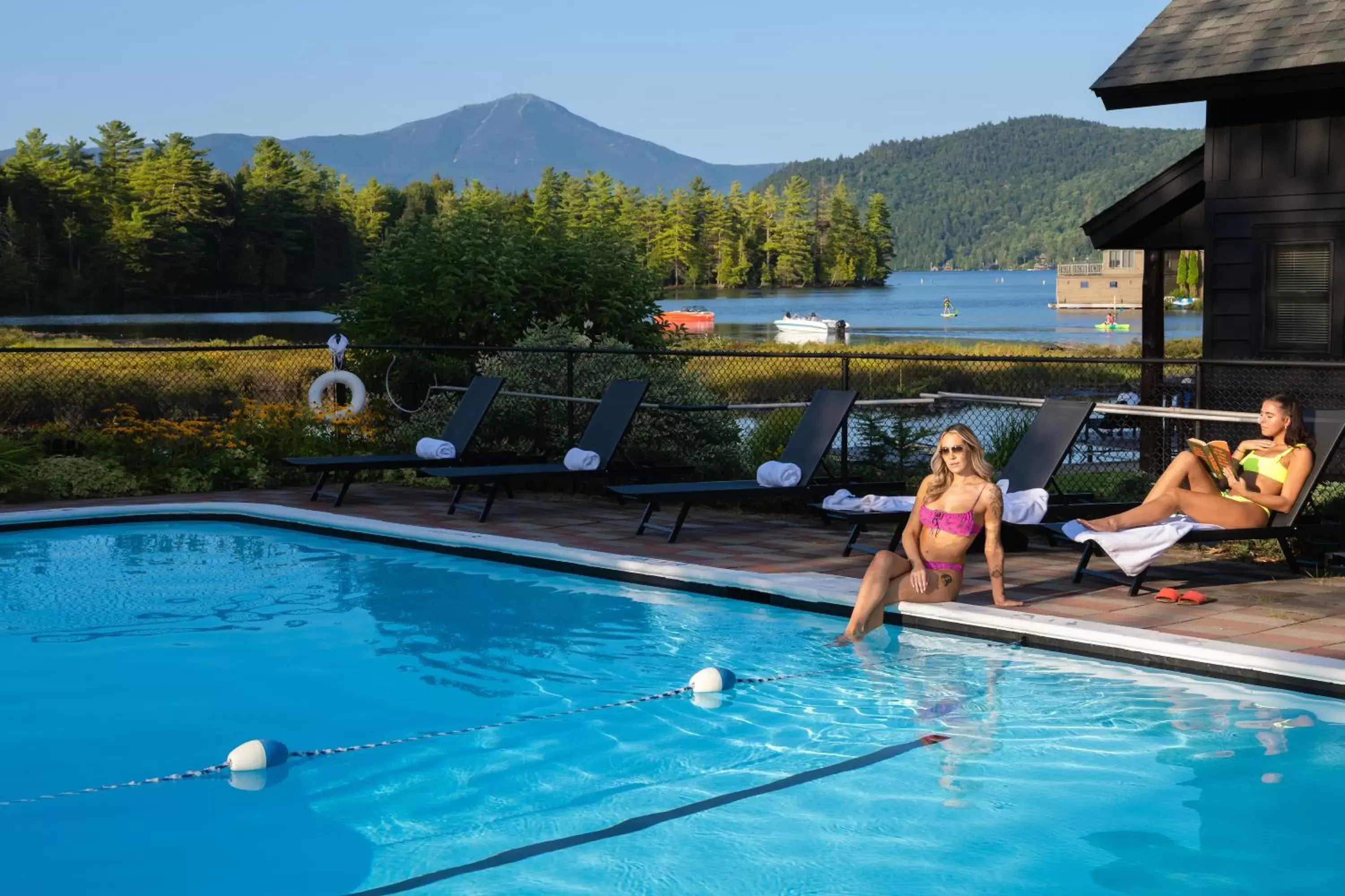 People, Swimming Pool in Placid Bay Hotel