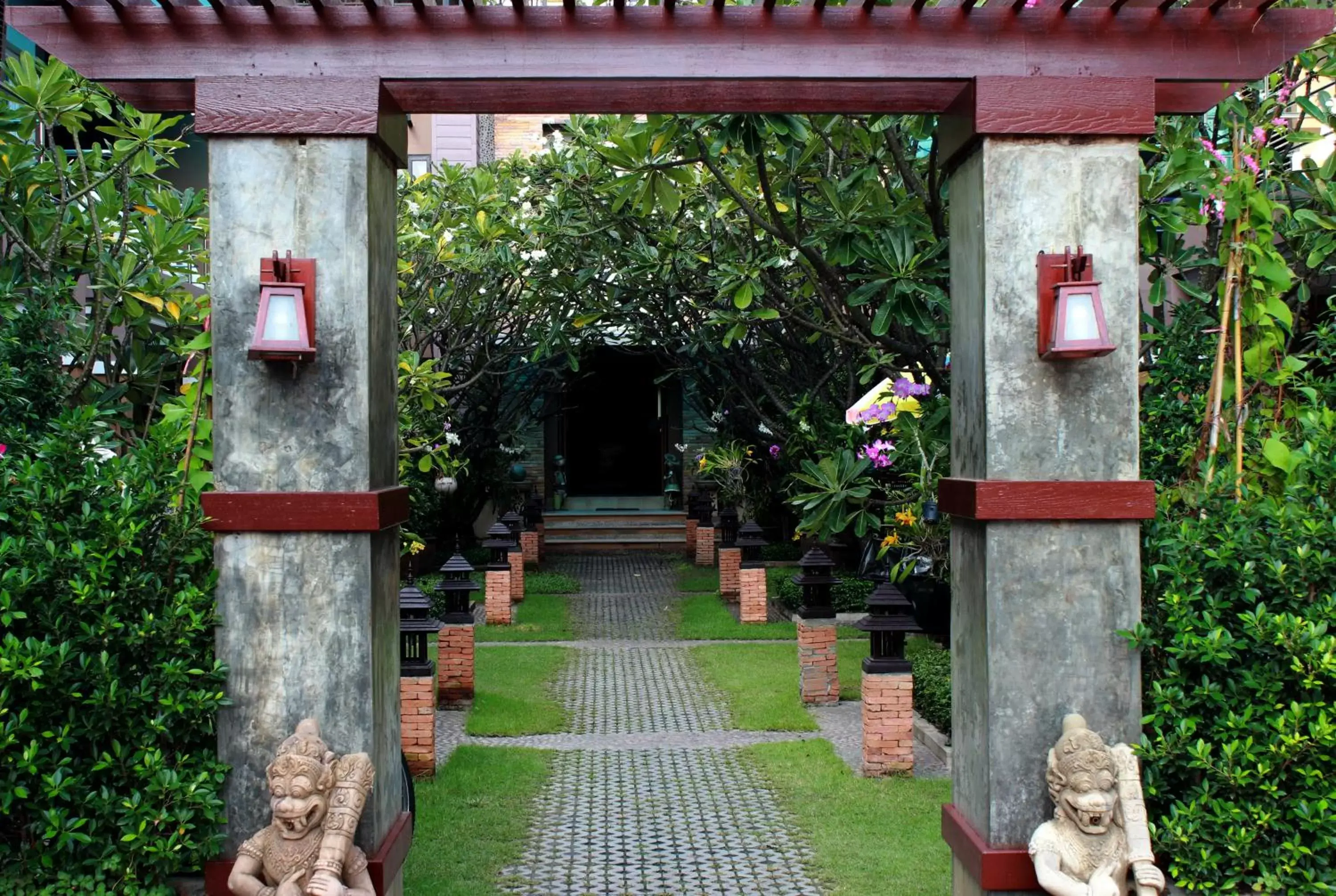 Decorative detail, Garden in Hua Hin White Sand