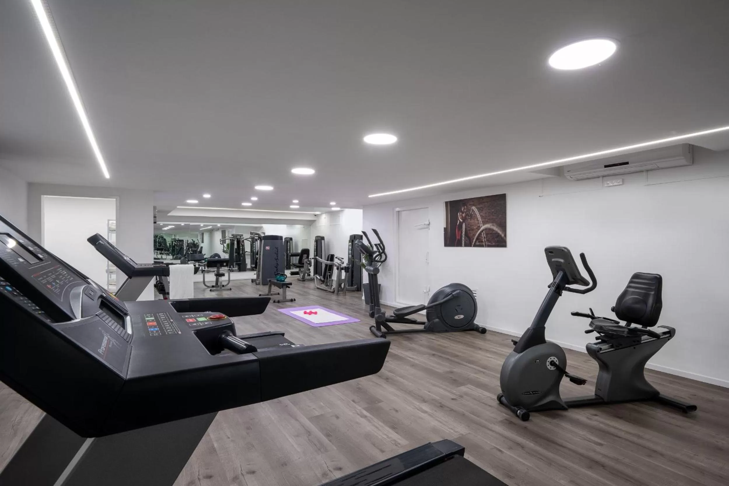 Fitness centre/facilities in Hacienda Forest View Hotel