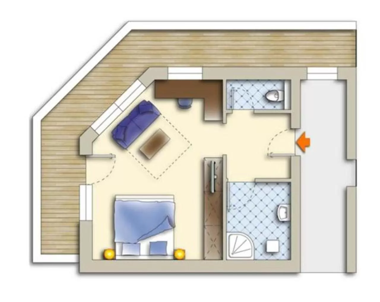 Floor plan in Sporthotel Kirchler