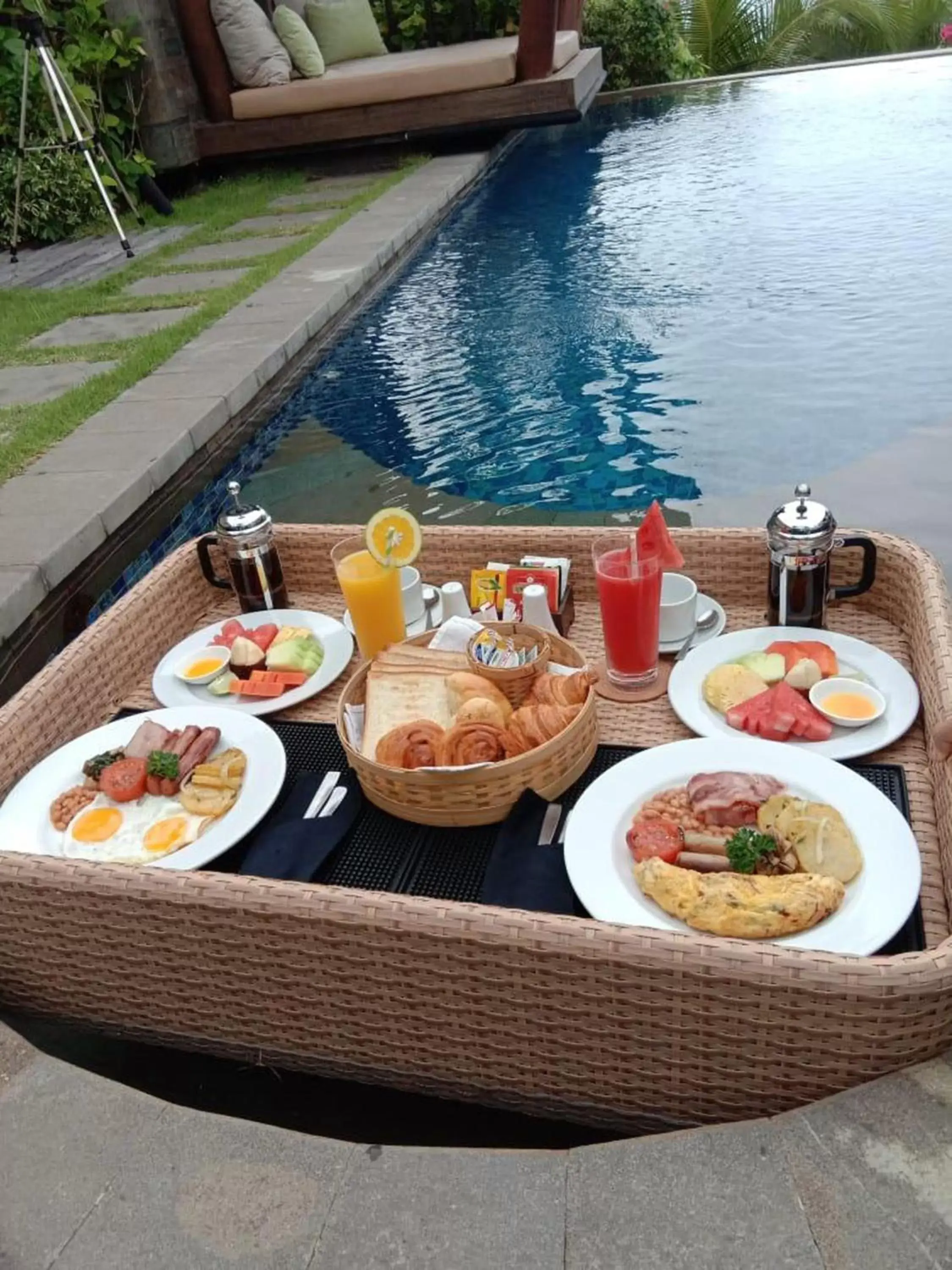 Breakfast in Ulu Segara Luxury Suites & Villas