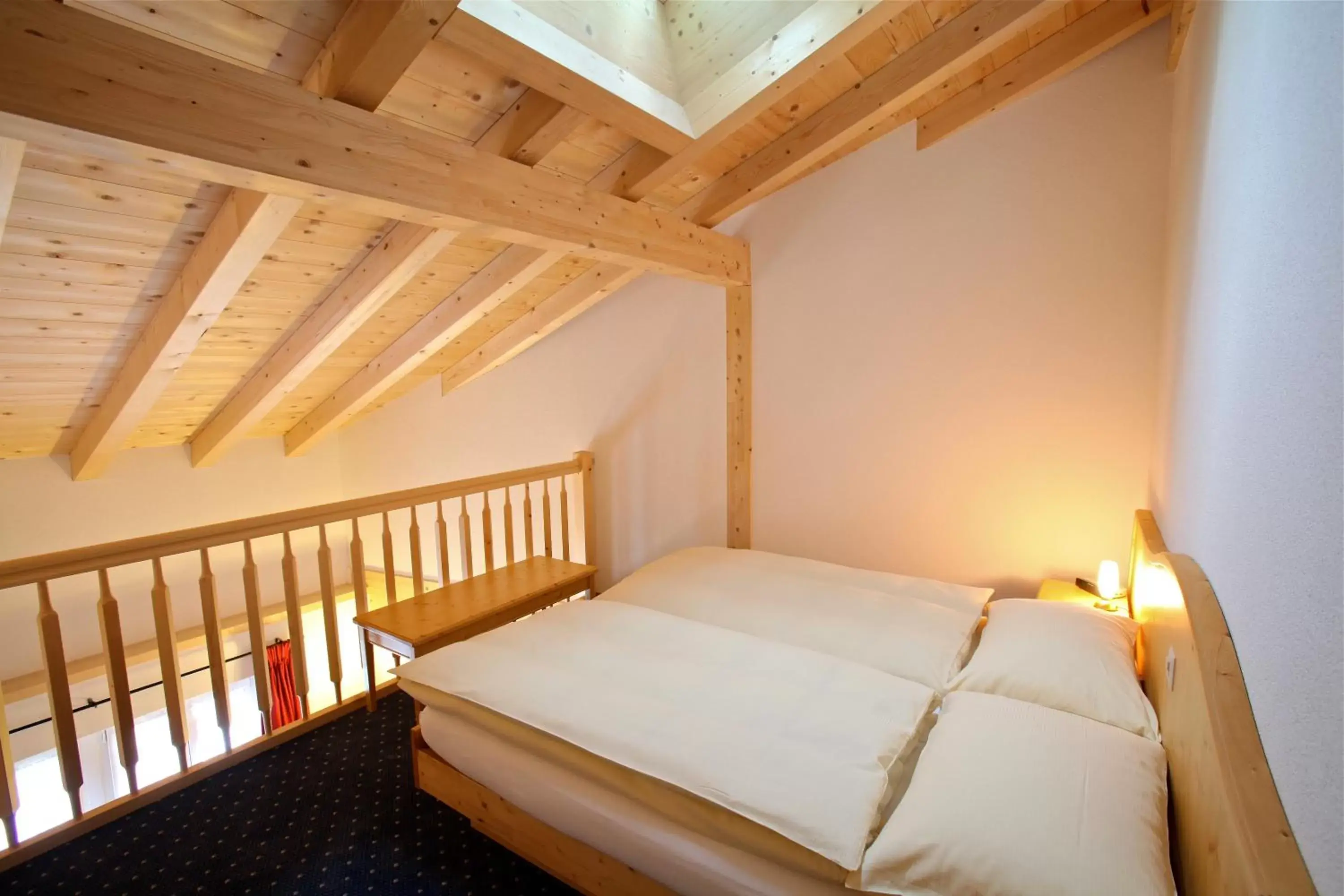 Bed in Hôtel du Cerf