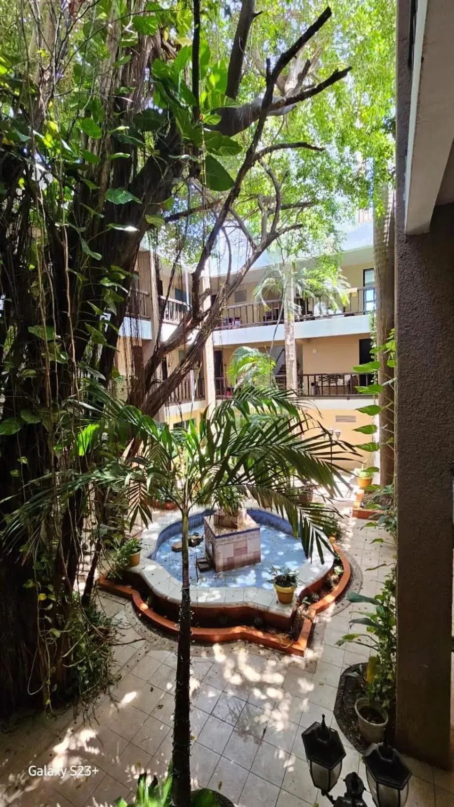 Pool View in Grand Hotel Colonial Cancun