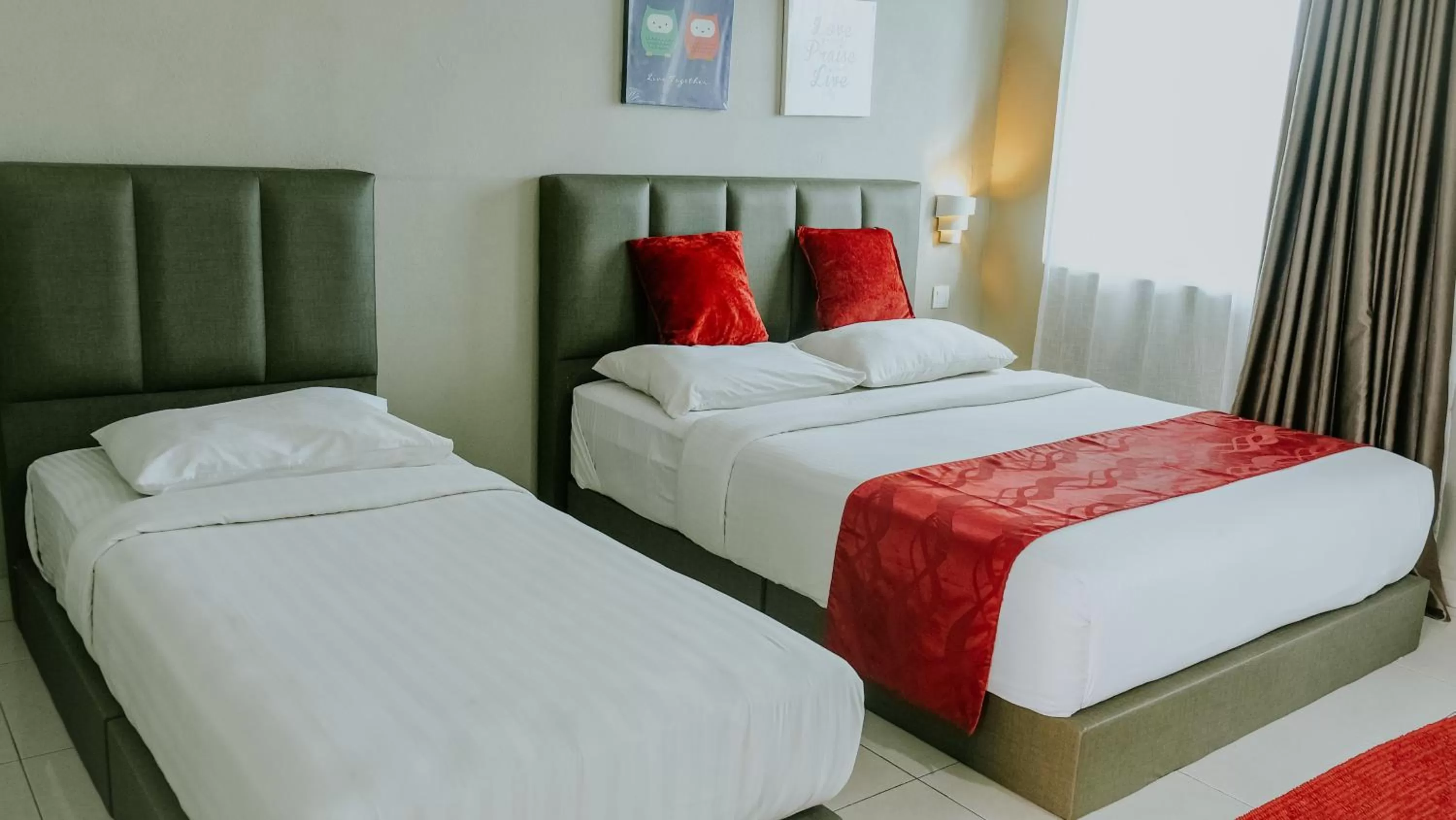 Bed in Destini Akef Villa