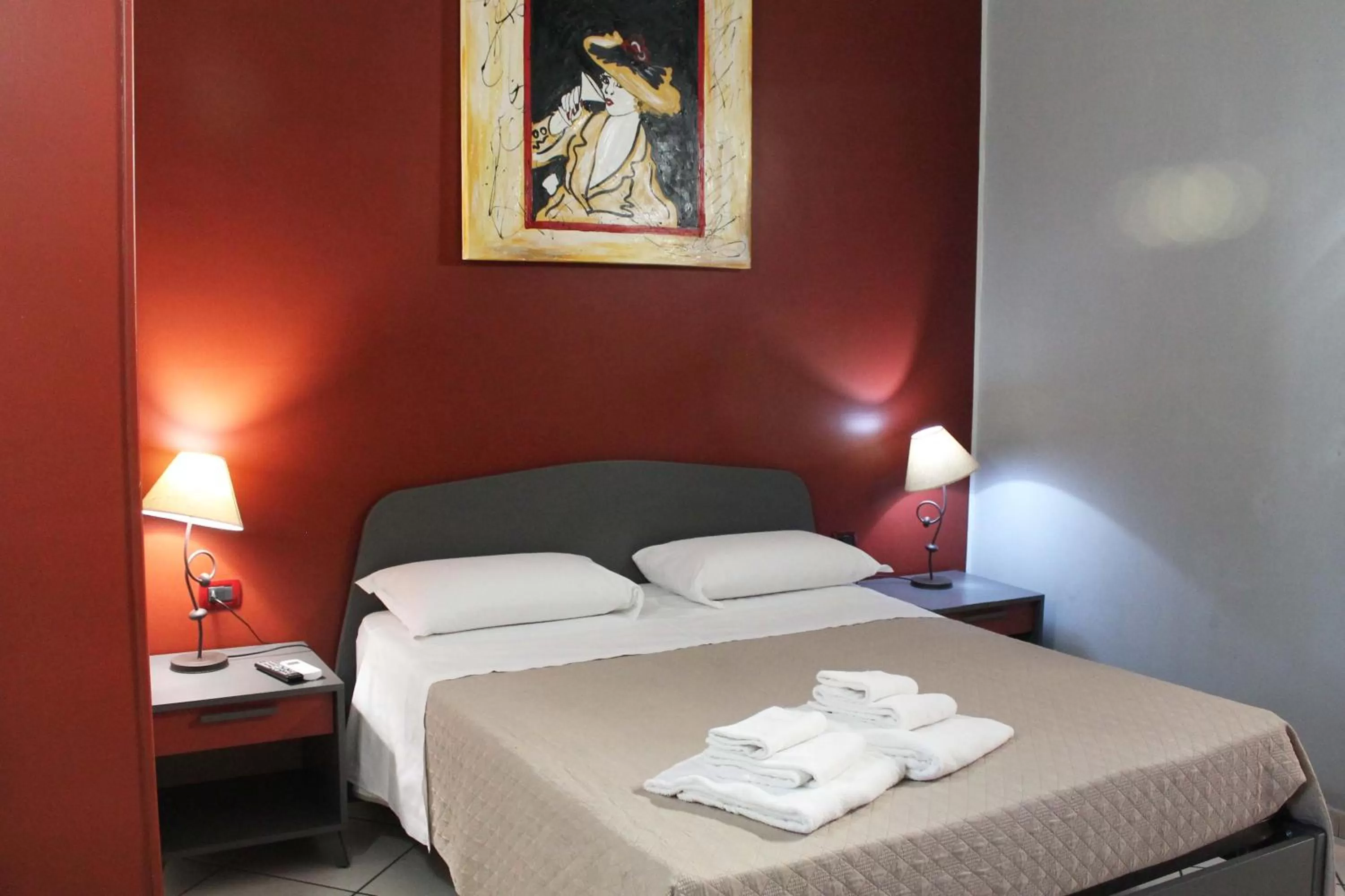 Bedroom, Bed in Villa Flora