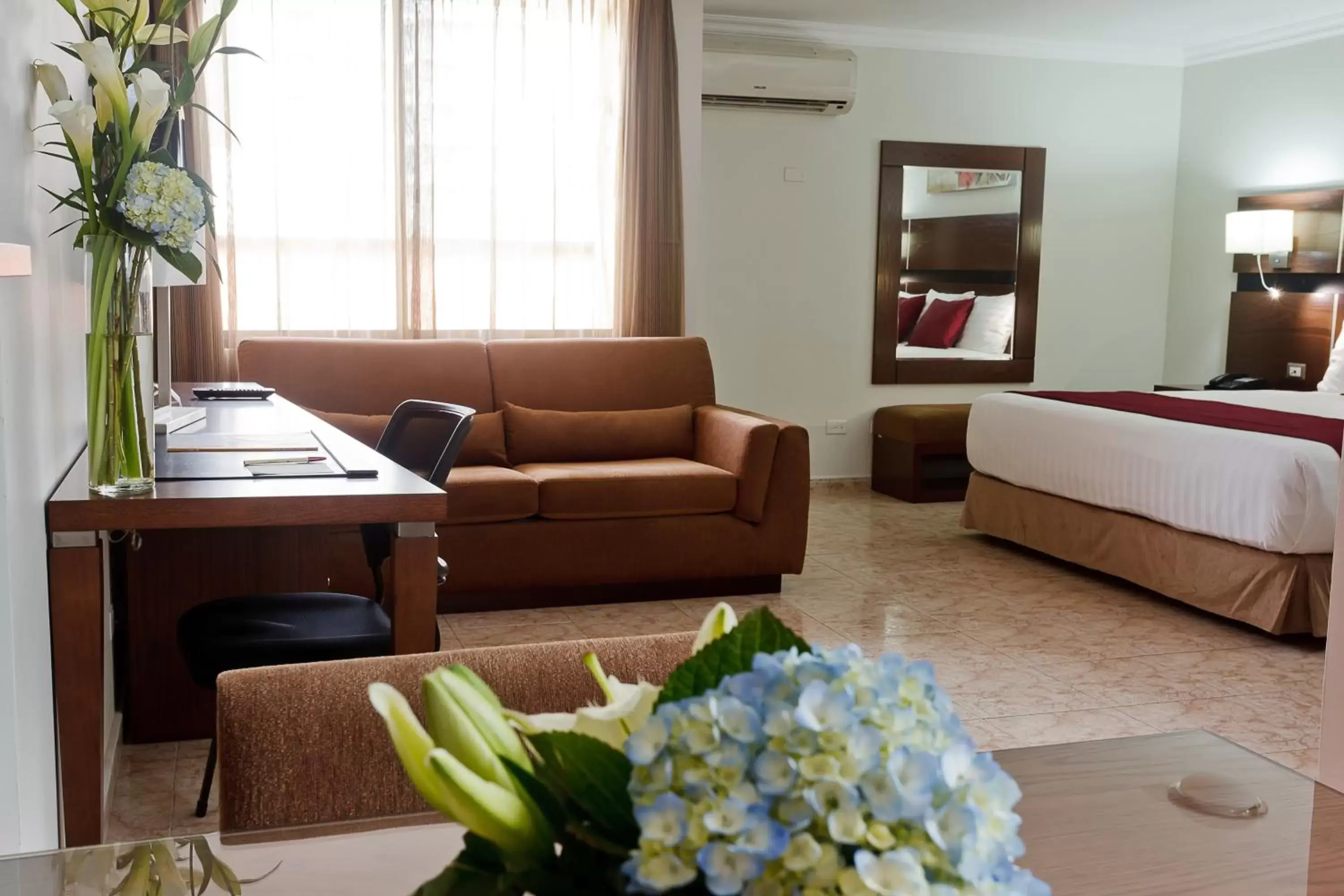 Seating Area in Hotel Coral Suites