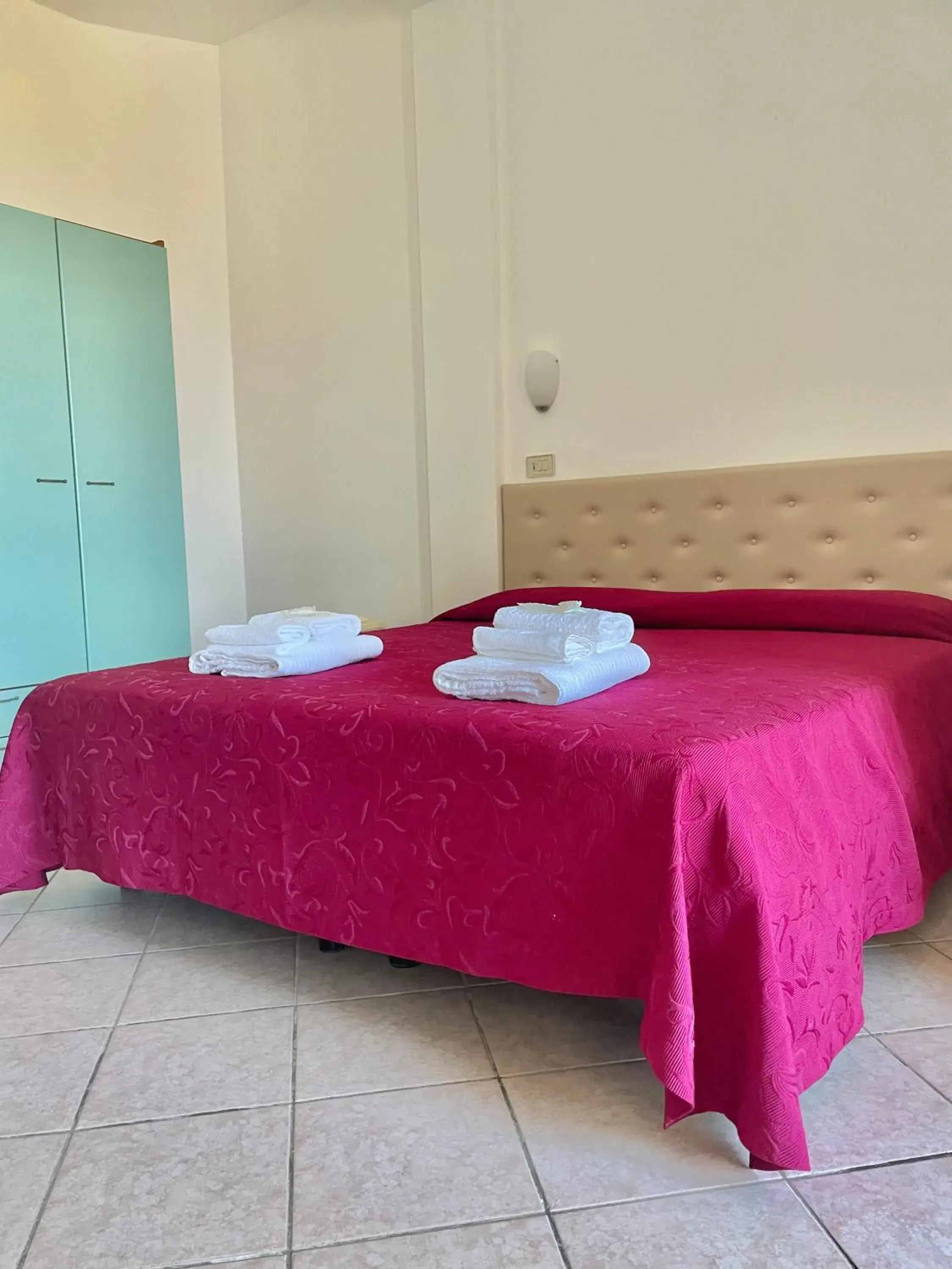 Bed in Hotel Blumen Bed in Hotel Blumen