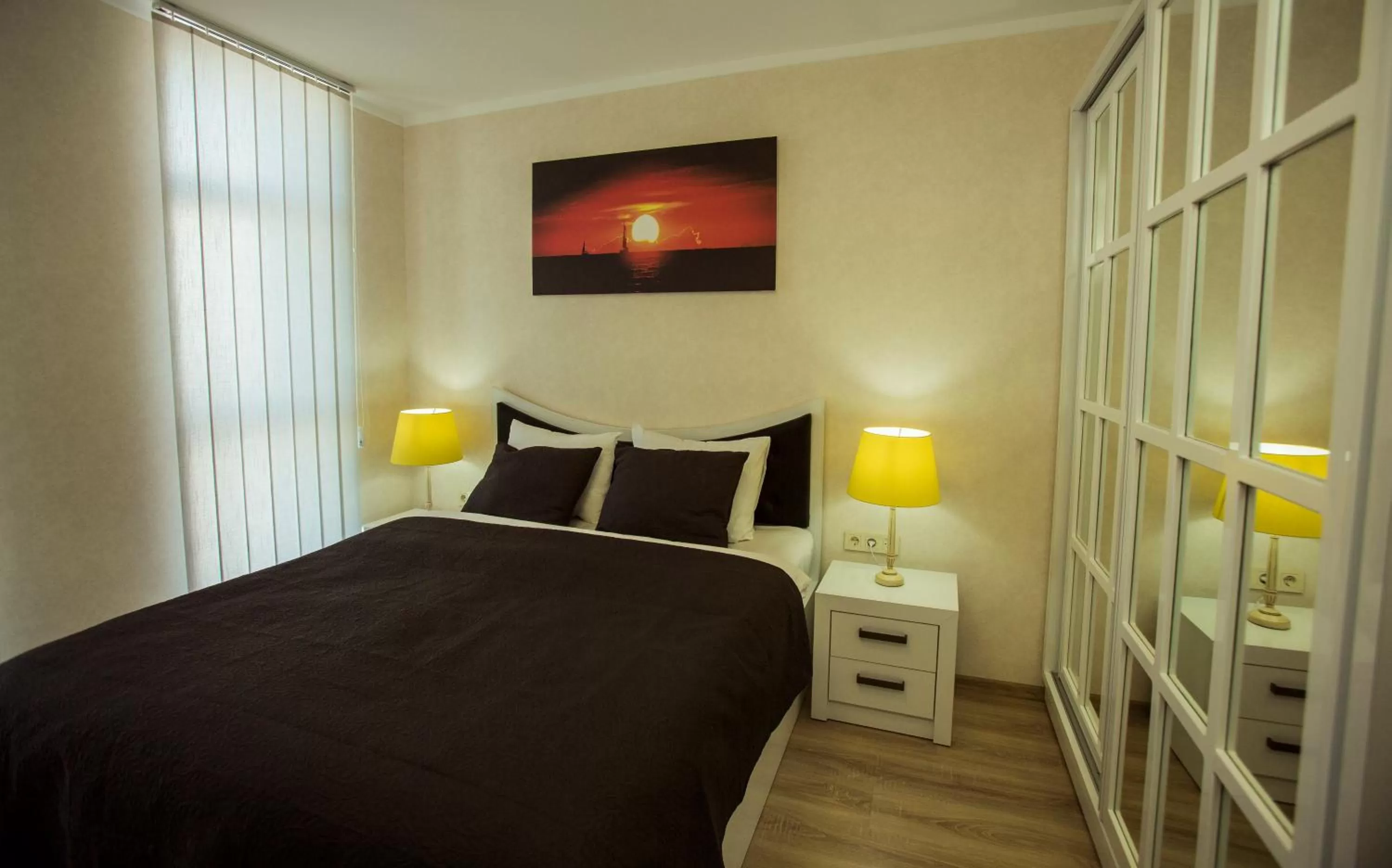 Bedroom, Bed in Holiday Lux Sea Towers Batumi