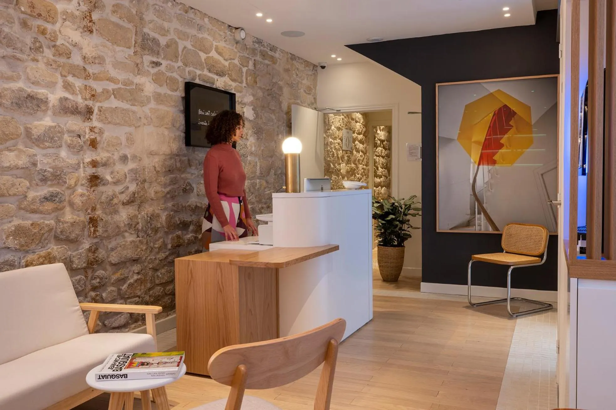 Lobby or reception in Hôtel Le Daum