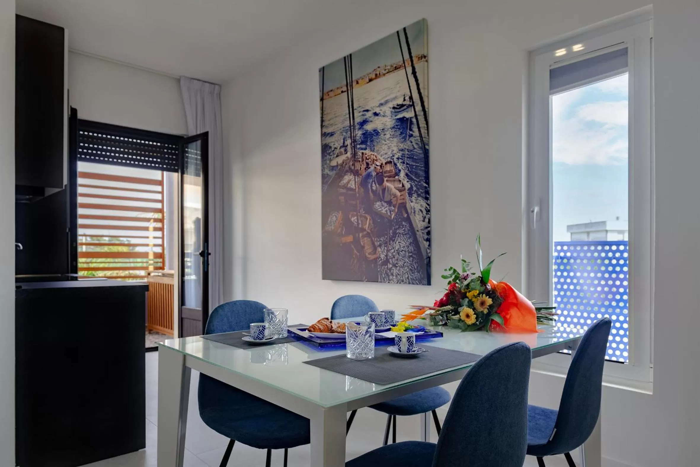 Living room in Azzurra Aparthotel