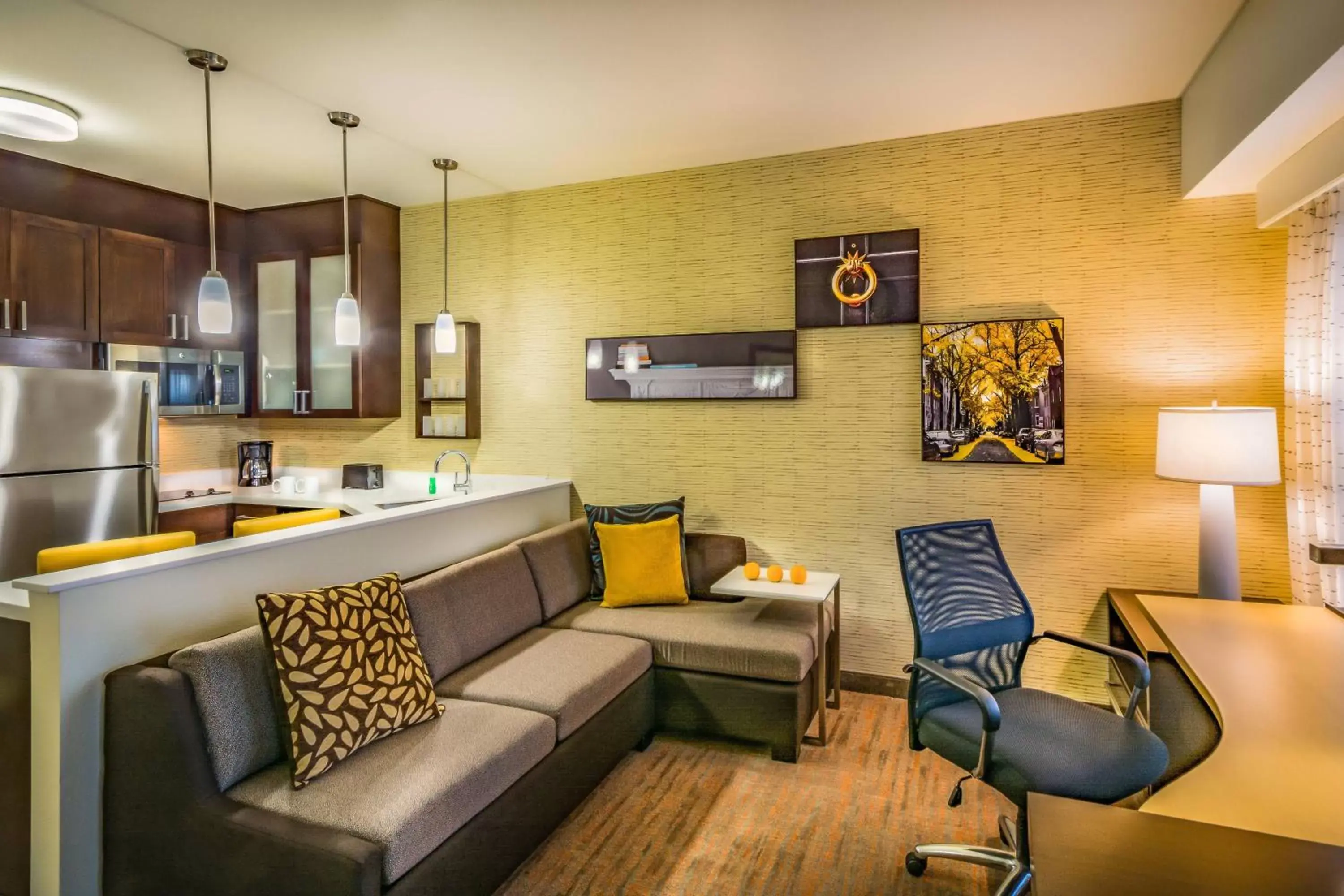 Living room, Seating Area in Residence Inn by Marriott Savannah Airport